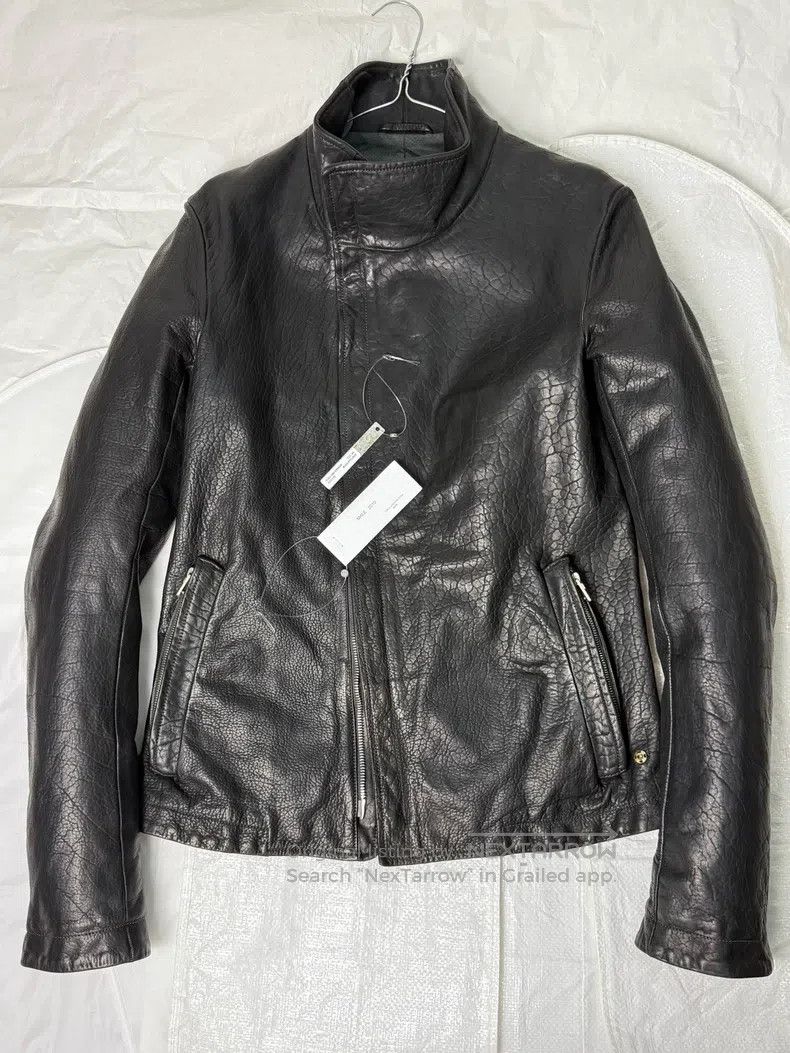 Carol Christian Poell Carol Christian Poell Elbow titanium leather jacket Size US S / EU 44-46 / 1 - 2 Thumbnail