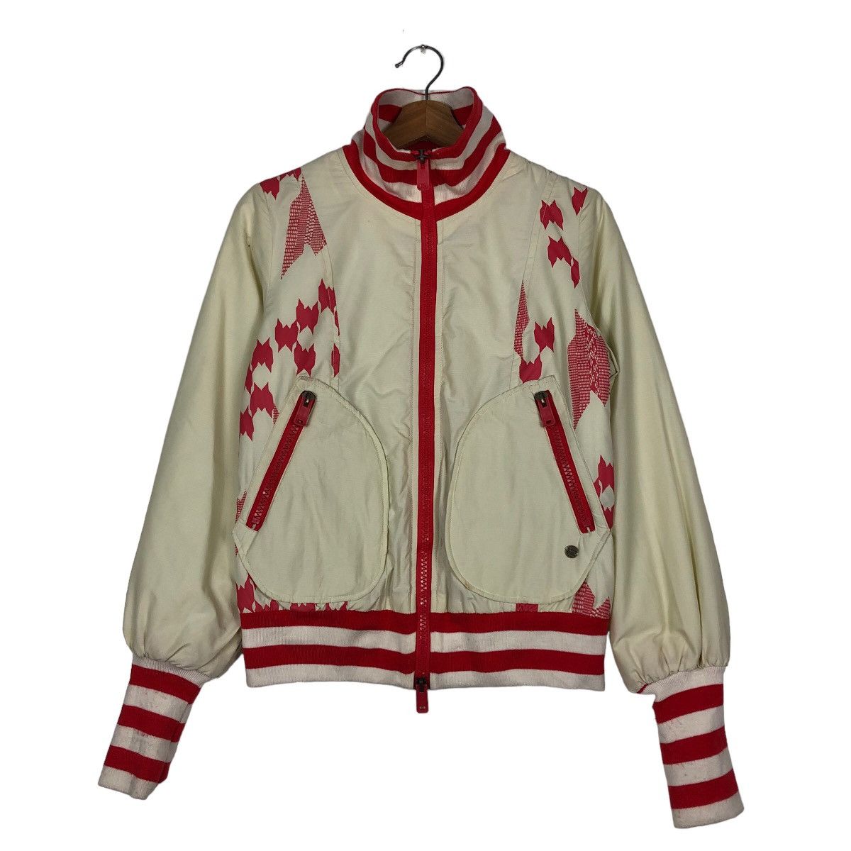 Diesel 🔥Vintage Cropped Biker Bomber Jacket Diesel Over Print Size US S / EU 44-46 / 1 - 1 Thumbnail
