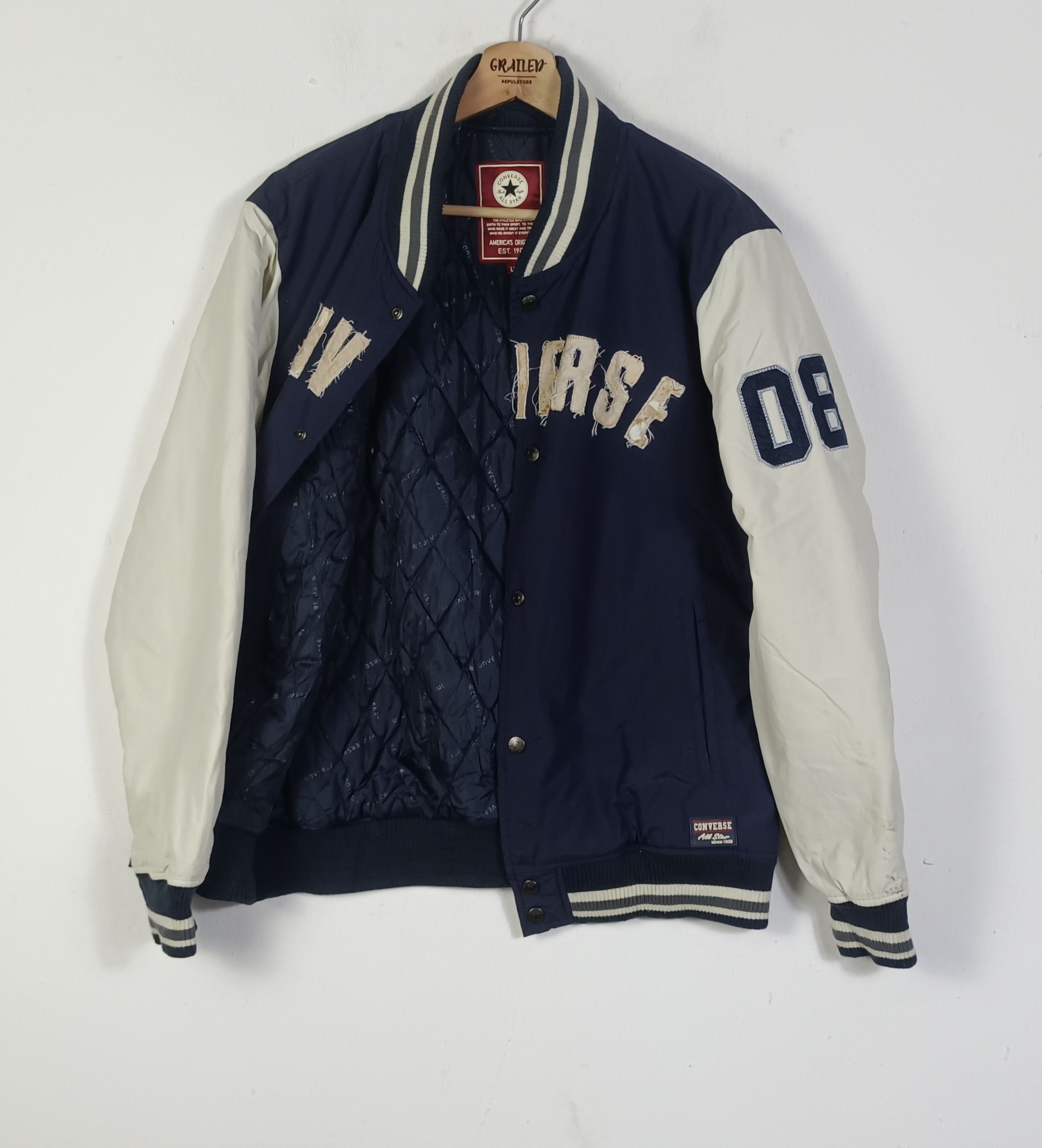 Converse × Japanese Brand × Vintage Vintage🔥 Converse All Star Jack Taylor Varsity Jacket Size US M / EU 48-50 / 2 - 3 Thumbnail
