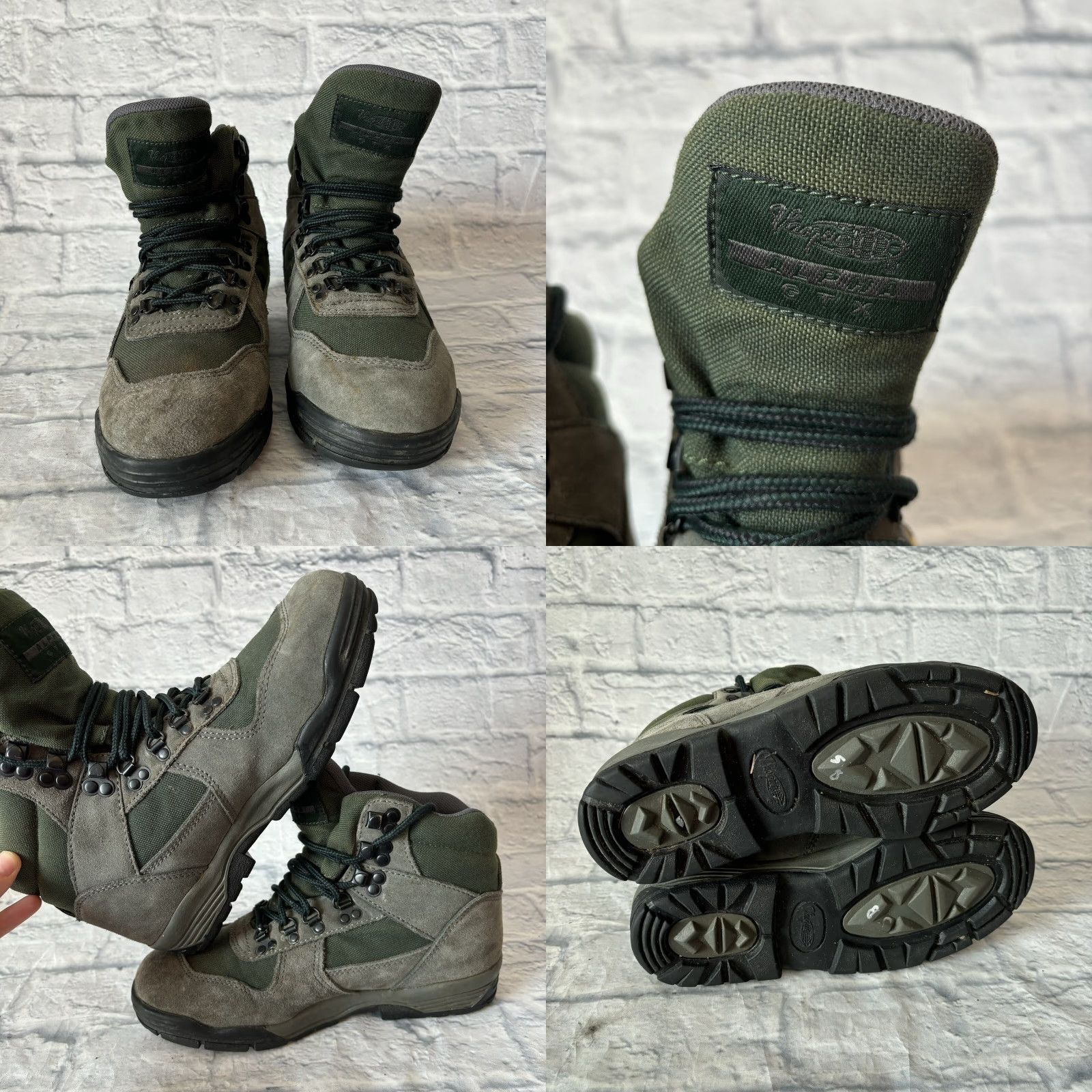 Vasque VINTAGE Vasque Boot Women’s Size 7 Alpha GTX Gore-Tex Hiking Leather Brown/green GoreTex Breathable Lace Up Boots Womens 7 Size US 7 / IT 37 - 8 Thumbnail