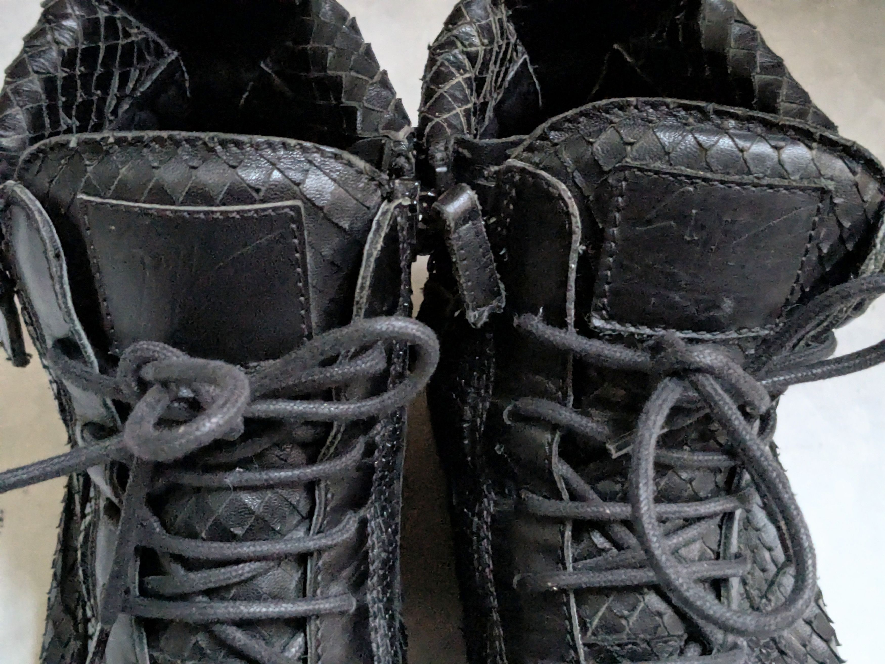 Giuseppe Zanotti Giuseppe Zanotti Sneakers Black 9 42 High Top Snakeskin Size US 9 / EU 42 - 7 Thumbnail