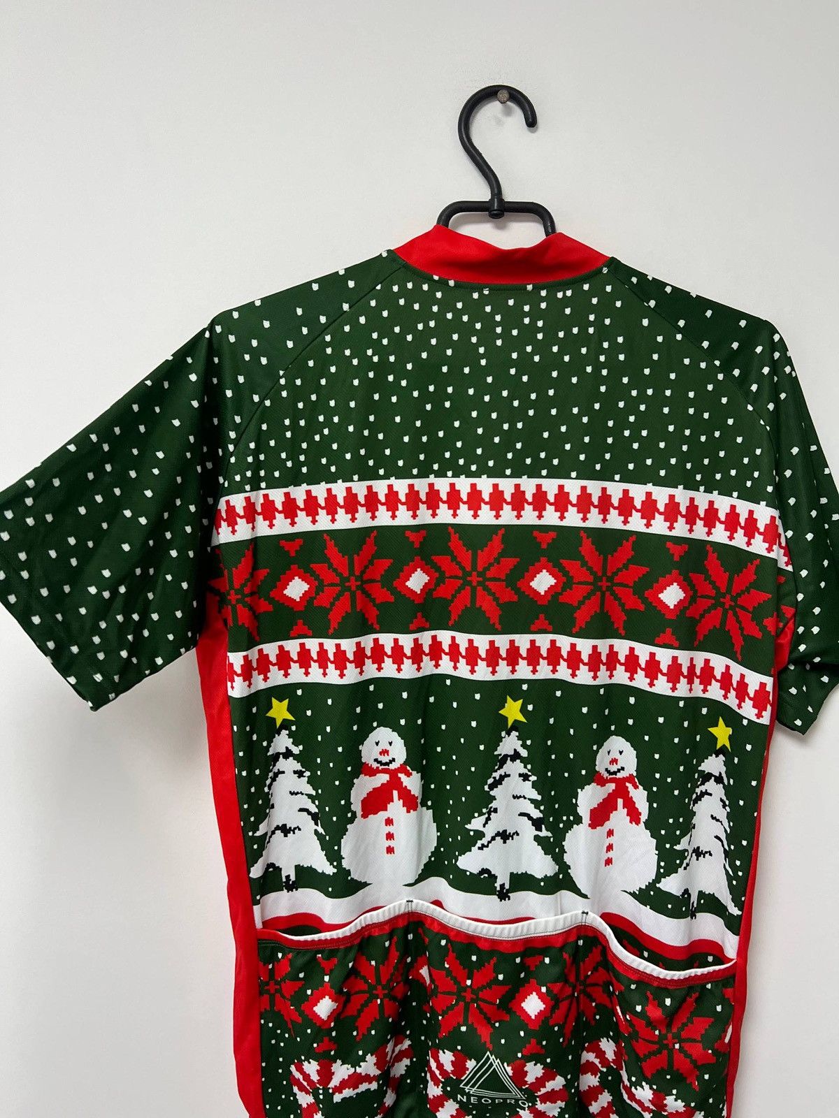 Other Vintage Christmas Holiday Cycling Jersey Racing Bicycle XL Size US XL / EU 56 / 4 - 17 Thumbnail