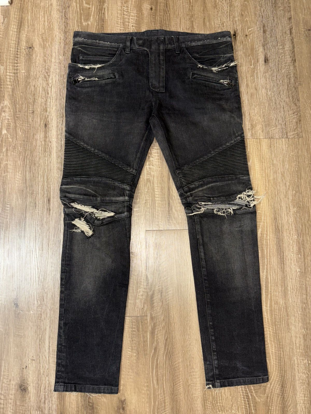 Balmain Balmain biker denim Size US 36 / EU 52 - 1 Thumbnail