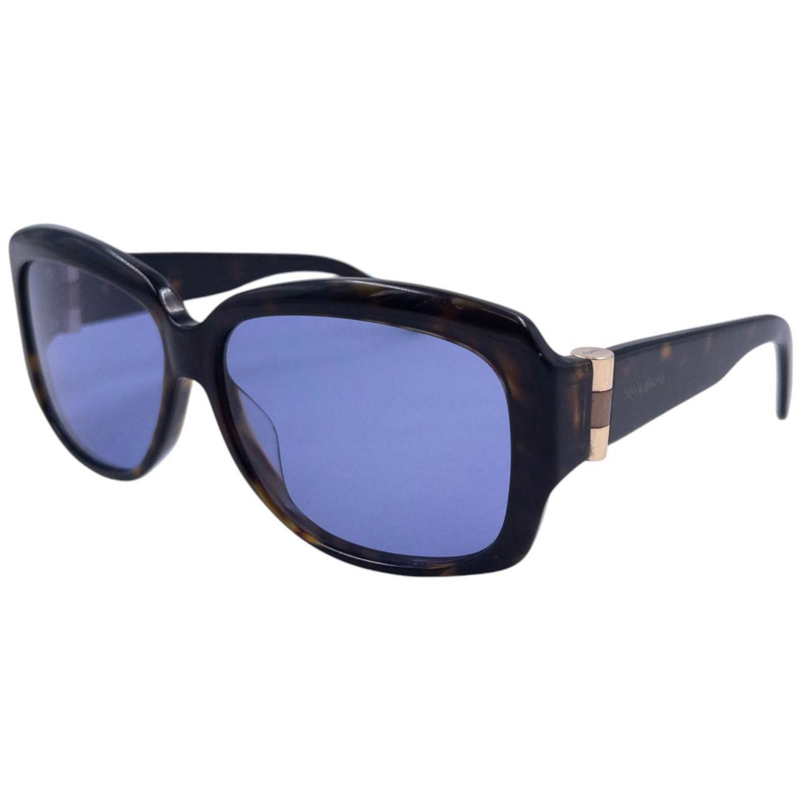 Yves Saint Laurent Vintage YSL Yves Saint Laurent Tortoise Shell Sunglasses Size ONE SIZE - 1 Thumbnail