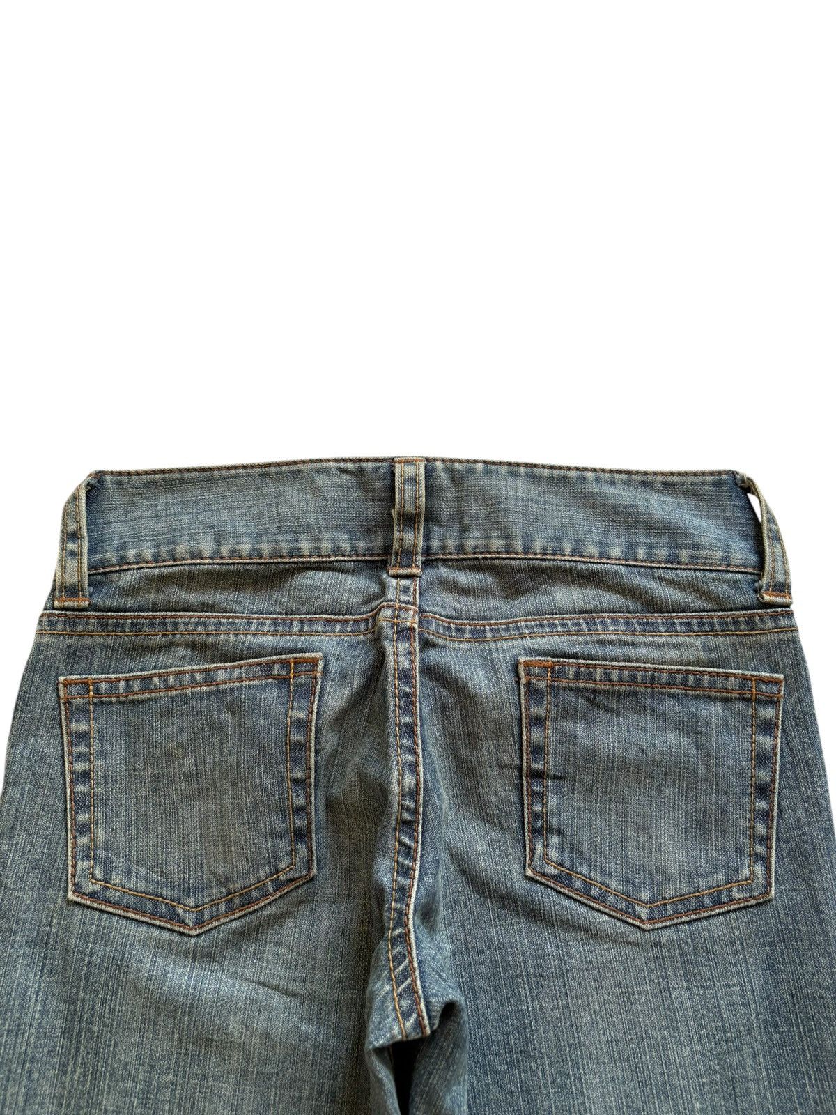 Japanese Brand × Uniqlo Vintage Uniqlo Mud Wash Distressed Bootcut Flare Blue Jeans Size US 28 / EU 44 - 8 Thumbnail