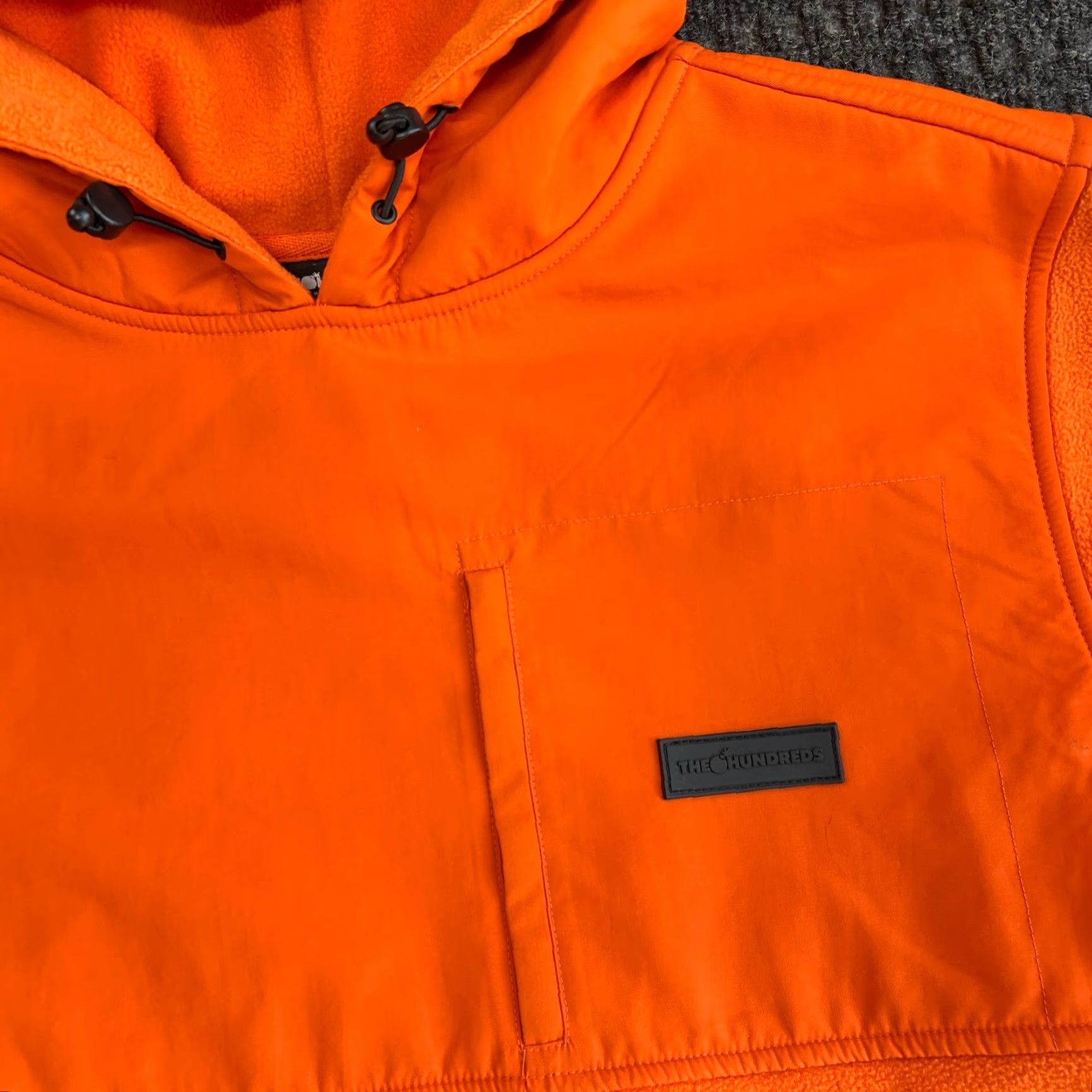 The Hundreds The Hundreds Pullover Hoodie Windbreaker Anorak Fleece Orange S NEW Outdoor Size US S / EU 44-46 / 1 - 3 Thumbnail