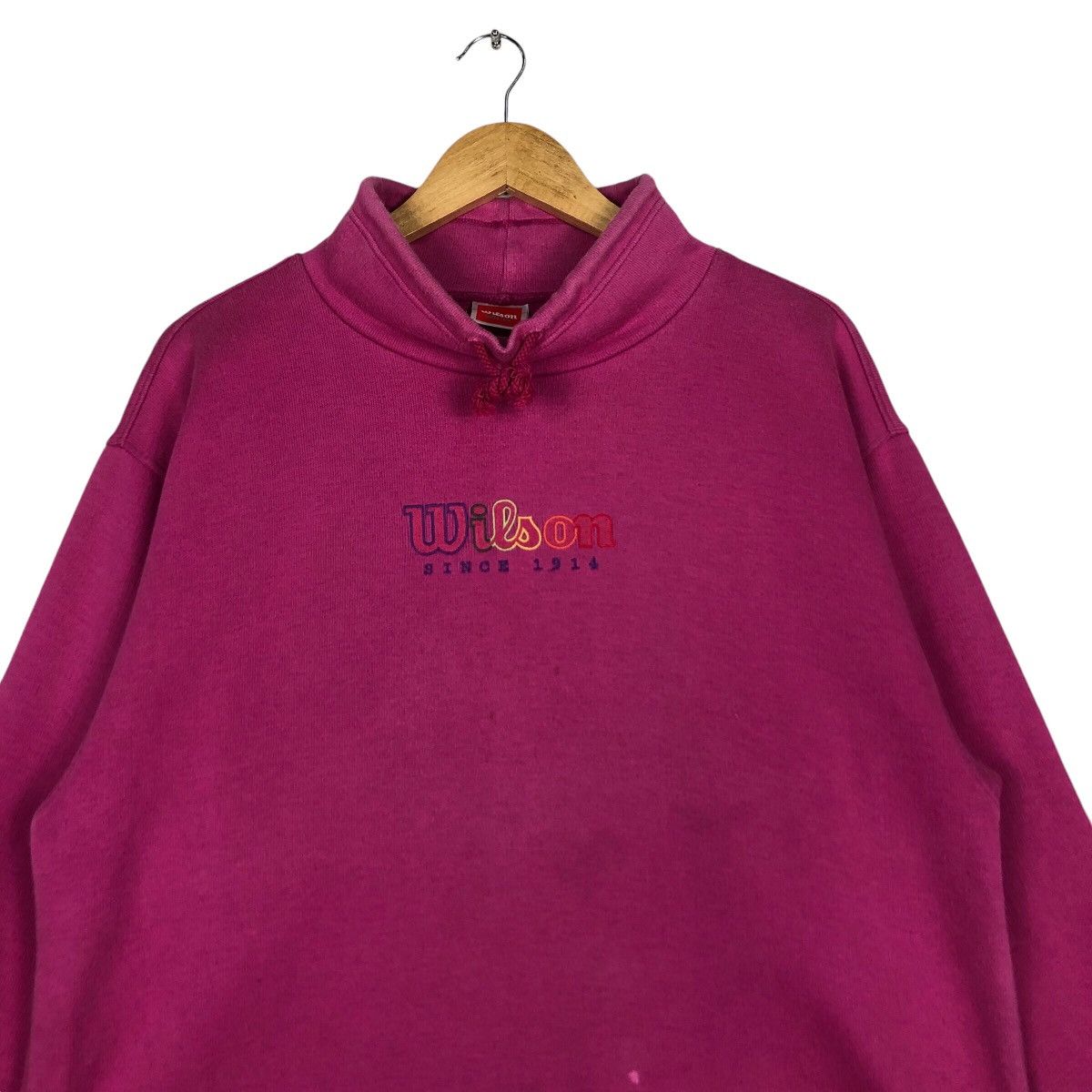 Vintage × Wilson Vintage Wilson Sweatshirt Jumper Rare 90s Size US M / EU 48-50 / 2 - 2 Thumbnail