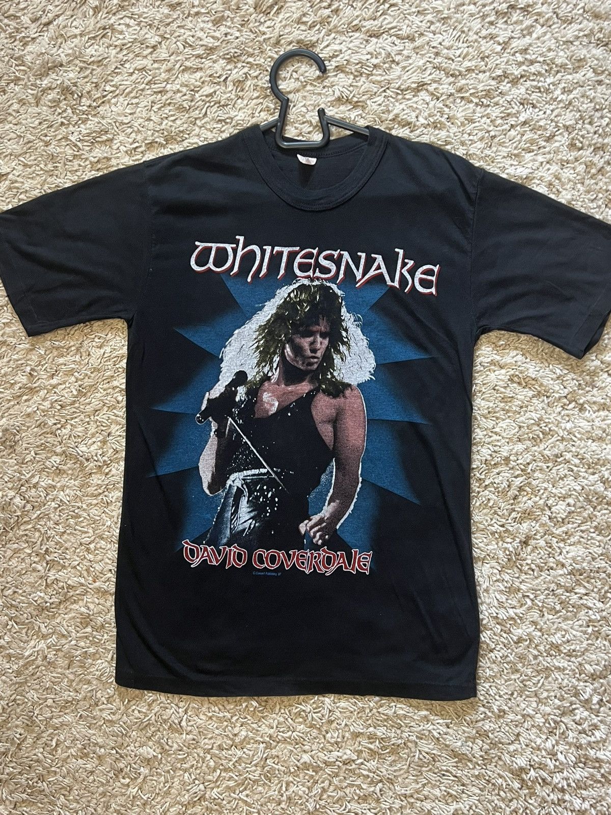Band Tees Vintage 1987 Whitesnake tour tee David Coverdale rare band Size US M / EU 48-50 / 2 - 1 Thumbnail