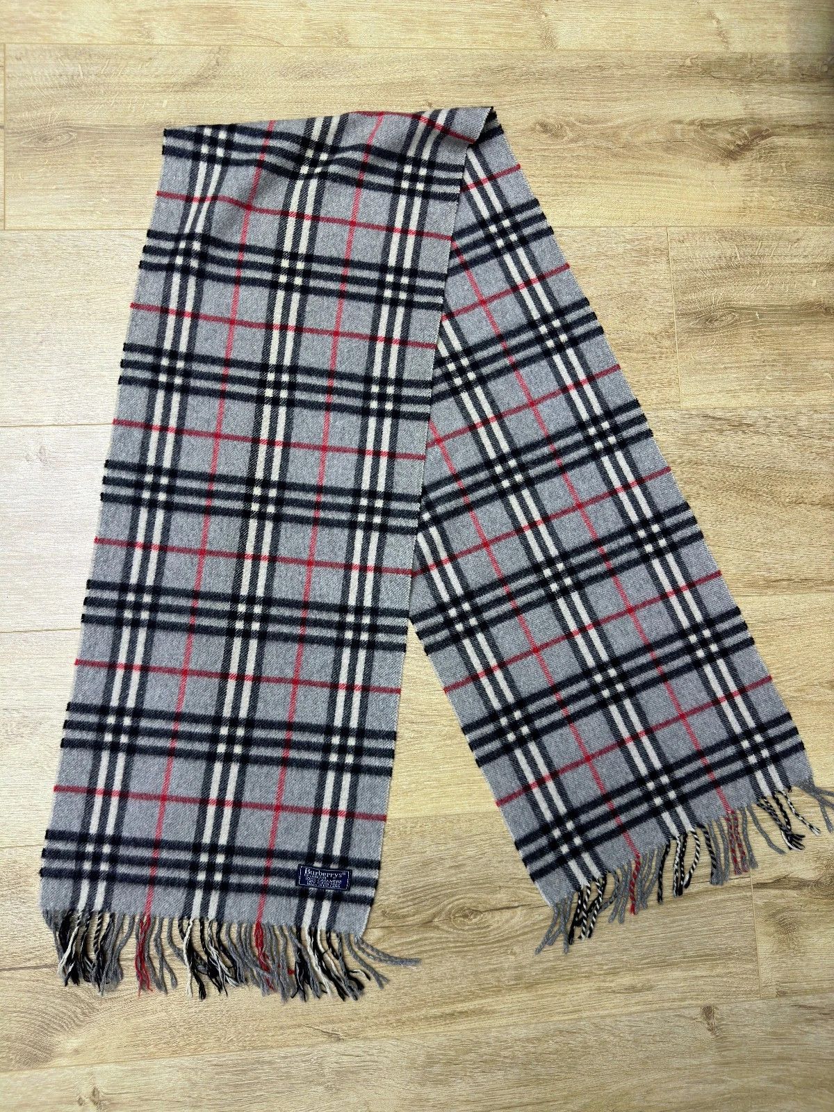 Burberry Burberrys Vintage Nova Check Pure Cashmere Scarf 170×30 cm Size ONE SIZE - 8 Thumbnail