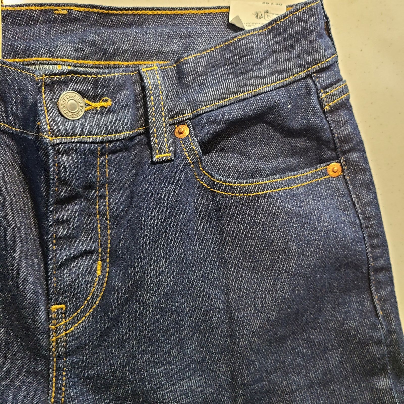 Levi's Levi's BOYFRIEND Tapered Leg Dark Wash Jeans 26 x 30 2658 Size 26" / US 2 / IT 38 - 12 Thumbnail