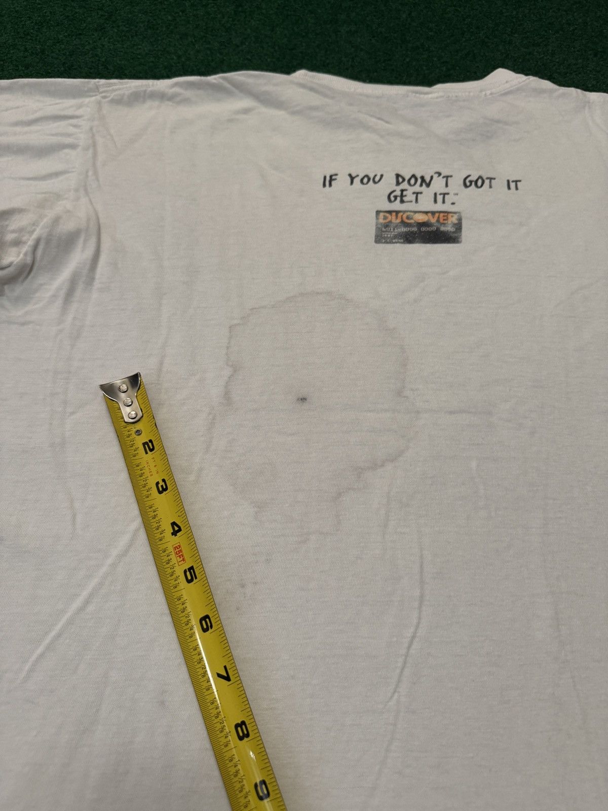 Vintage 90s Discover Card Promo Discus Obscure RARE Frisbee T Shirt Size US L / EU 52-54 / 3 - 9 Thumbnail