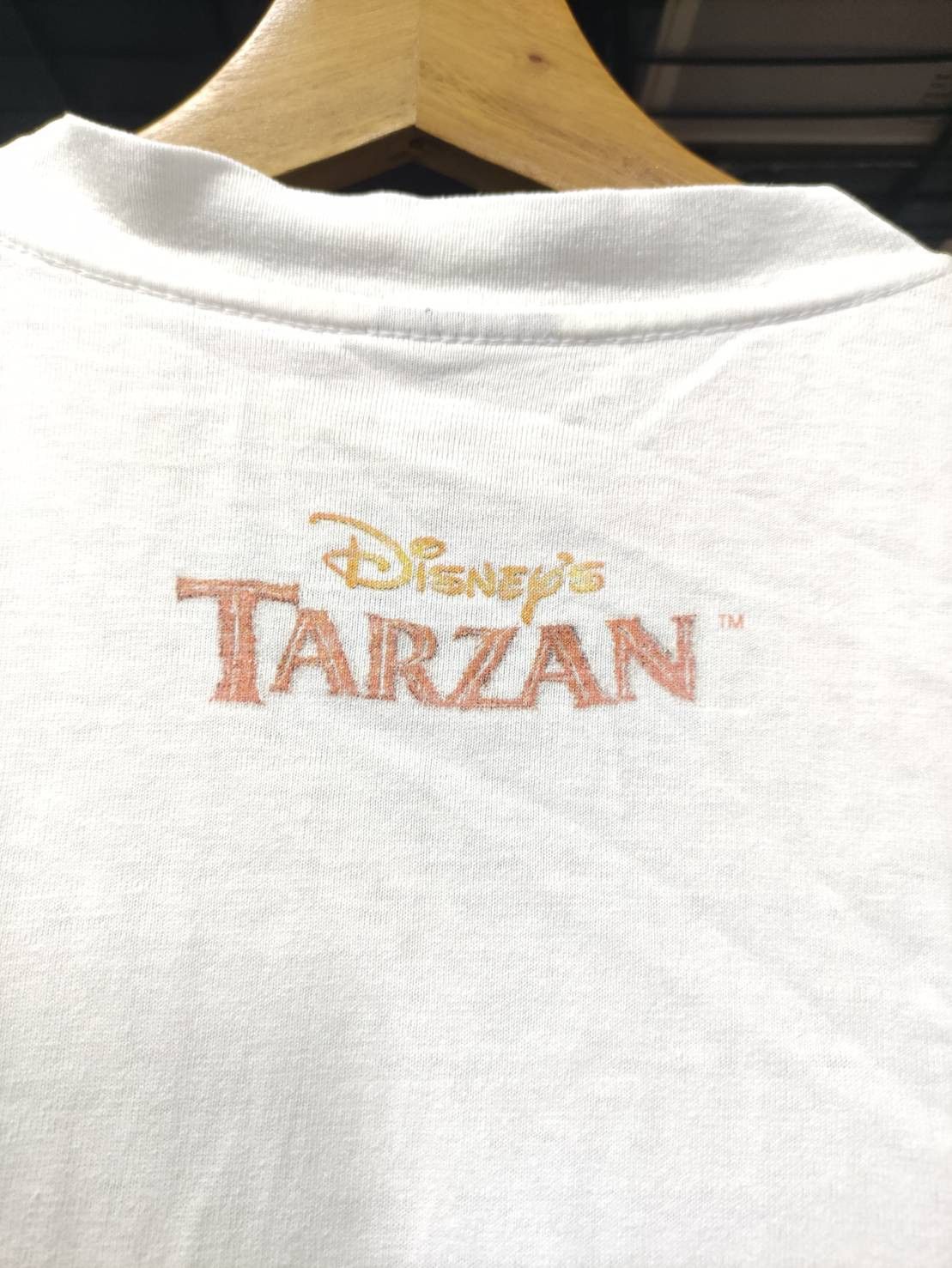 Disney Vtg 90's Disney " Tarzan " Movie Promo T-Shirt Size US L / EU 52-54 / 3 - 9 Thumbnail