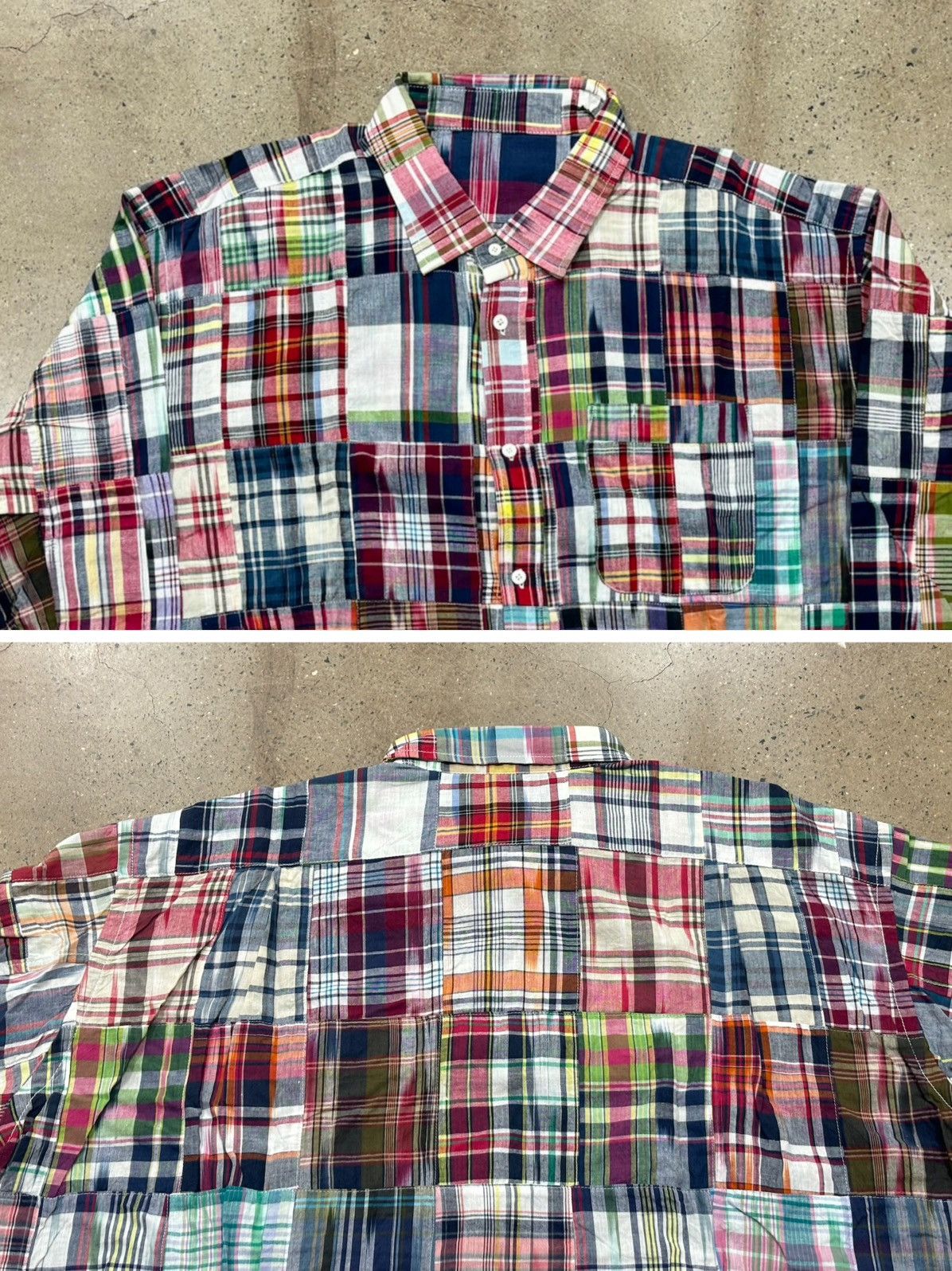 Beams Plus BROCHURE beams ssz Patch/W Madras Shirts Size US L / EU 52-54 / 3 - 3 Thumbnail