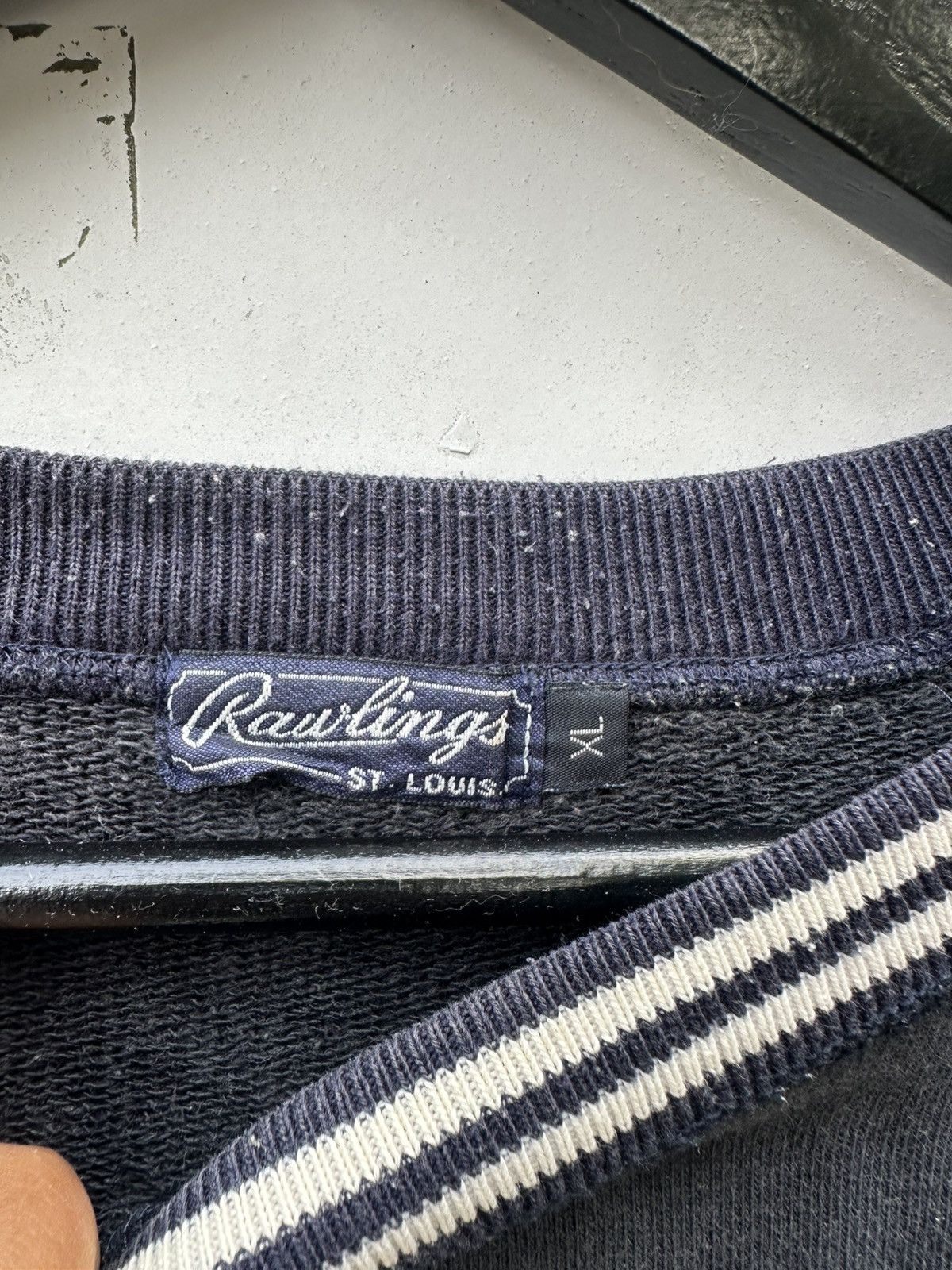 Vintage 👹THRASHED St.Louis Rawlings ERD Crewneck Size US M / EU 48-50 / 2 - 8 Thumbnail