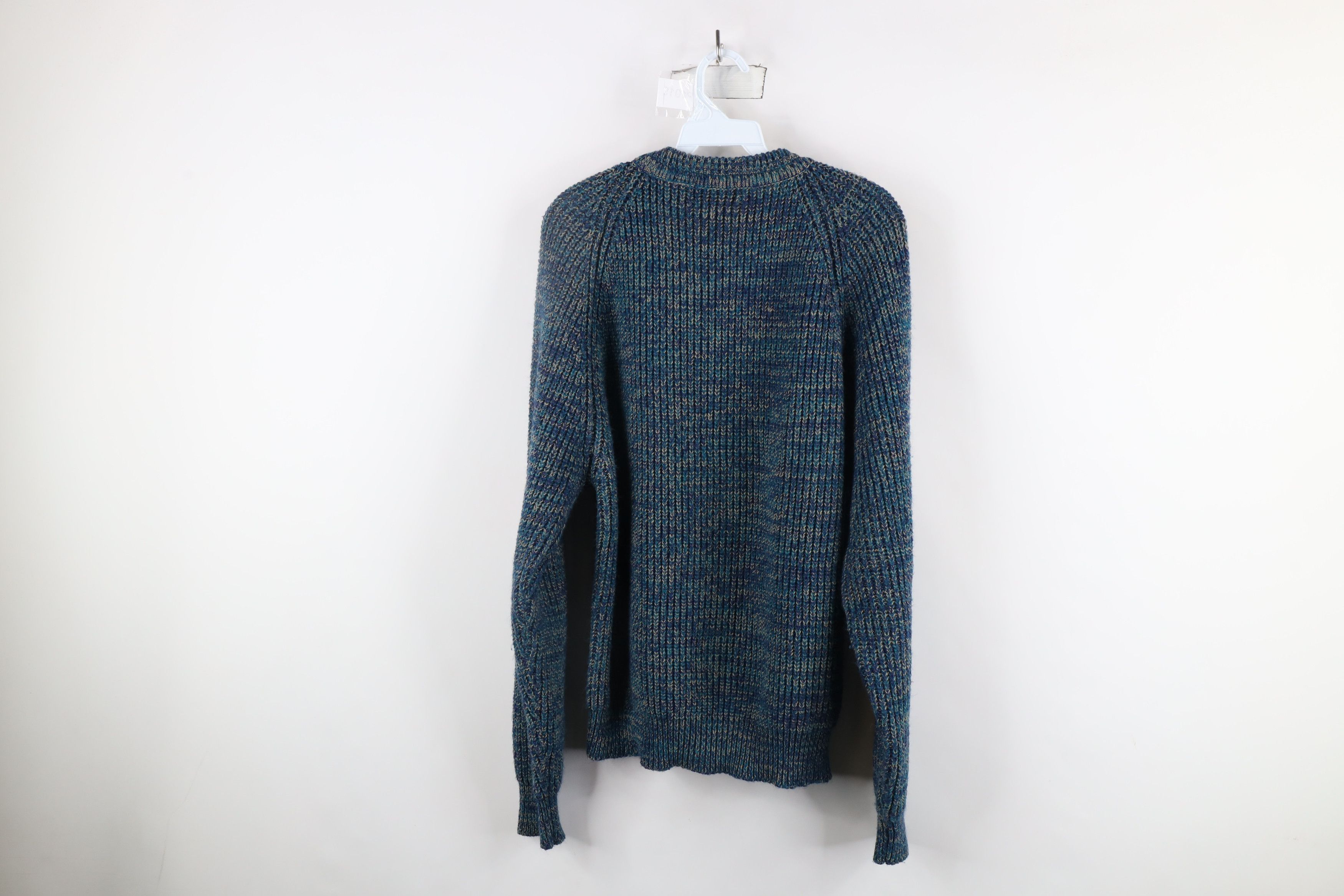 Vintage Vintage 90s Streetwear Chunky Ribbed Knit Crewneck Sweater Size US L / EU 52-54 / 3 - 5 Thumbnail