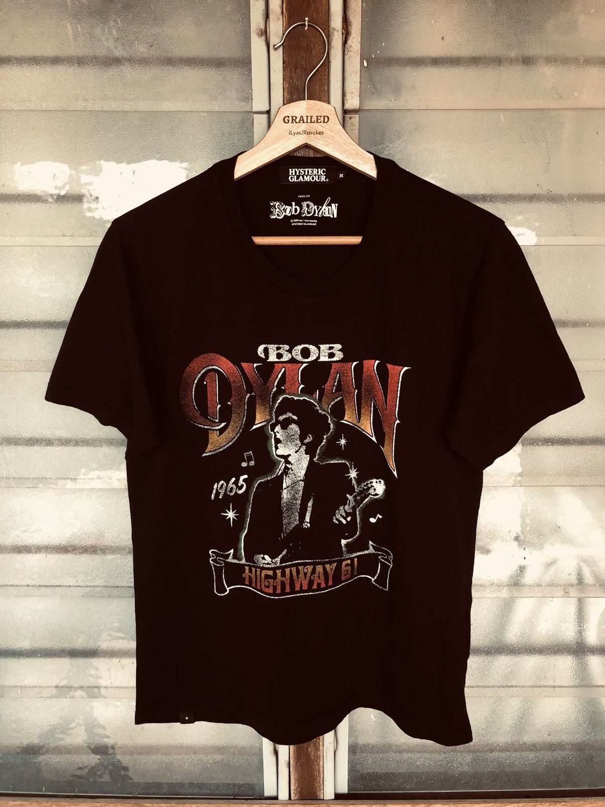 Hysteric Glamour Vintage 2009 Bob Dylan Hysteric Glamour Shirt Tee Size US M / EU 48-50 / 2 - 2 Thumbnail