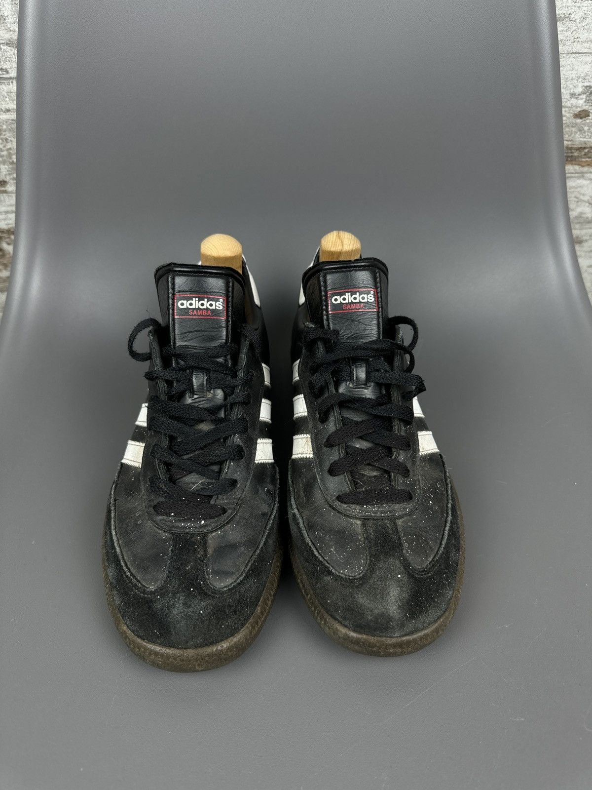 Adidas × Vintage Mens Vintage Adidas Samba distressed sneakers y2k rare drill Size US 8 / EU 41 - 5 Thumbnail