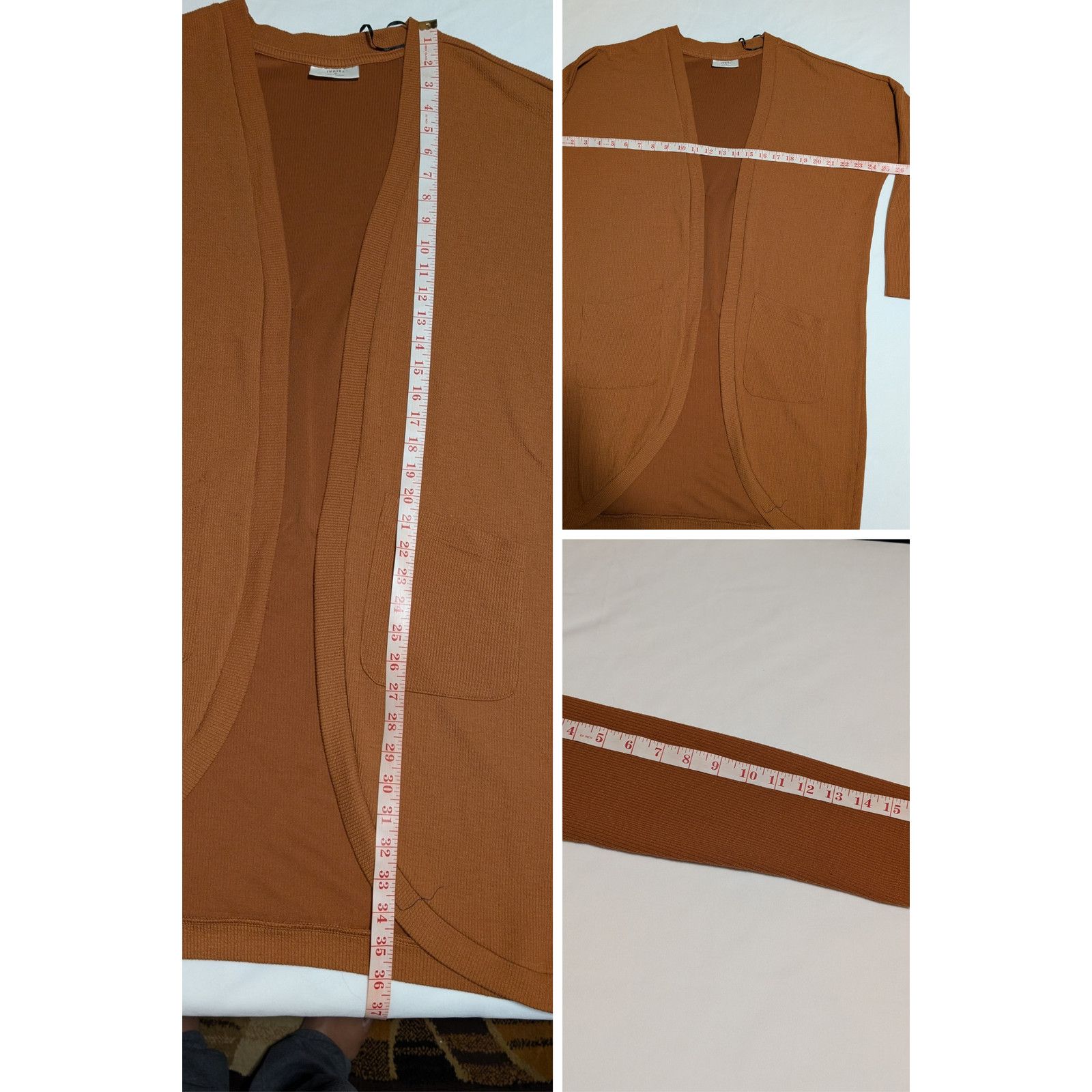 Other Ivoire Open Front Cardigan Sweater Tumeric Brown Women’s S Size S / US 4 / IT 40 - 7 Thumbnail