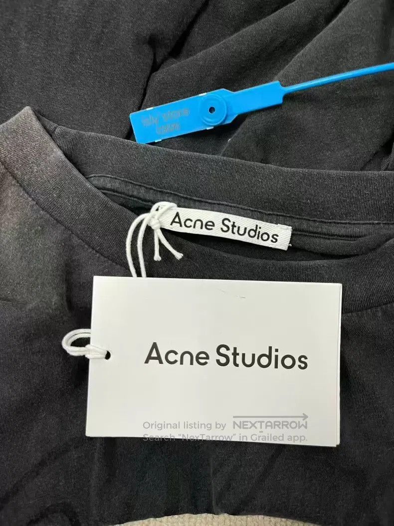 Acne Studios Acne Studios Letter print faded spicy girl round neck long Size L / US 10 / IT 46 - 4 Thumbnail