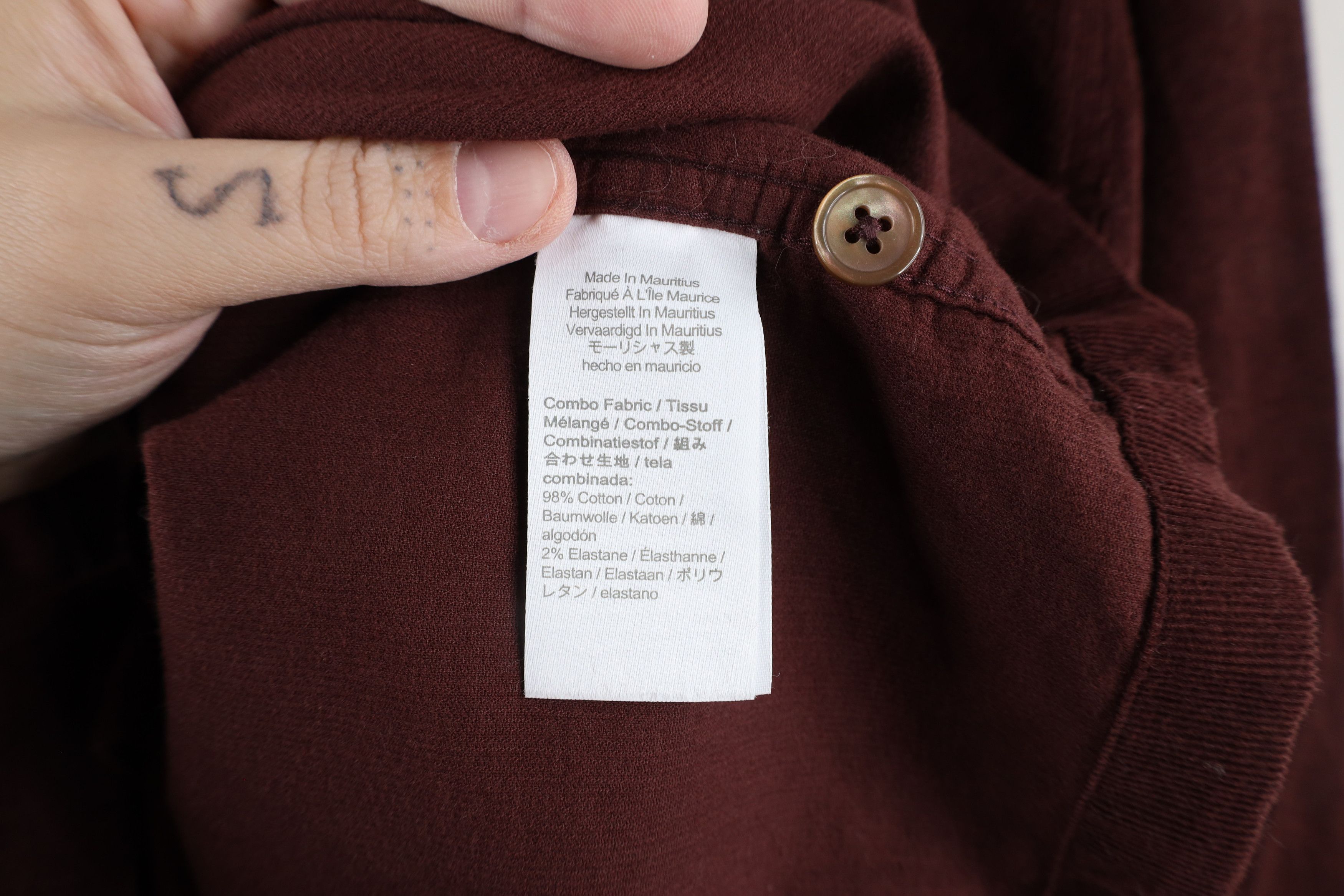 J.Crew × Vintage J Crew Collar Corduroy Double Pocket Button Shirt Burgundy Size US L / EU 52-54 / 3 - 6 Thumbnail
