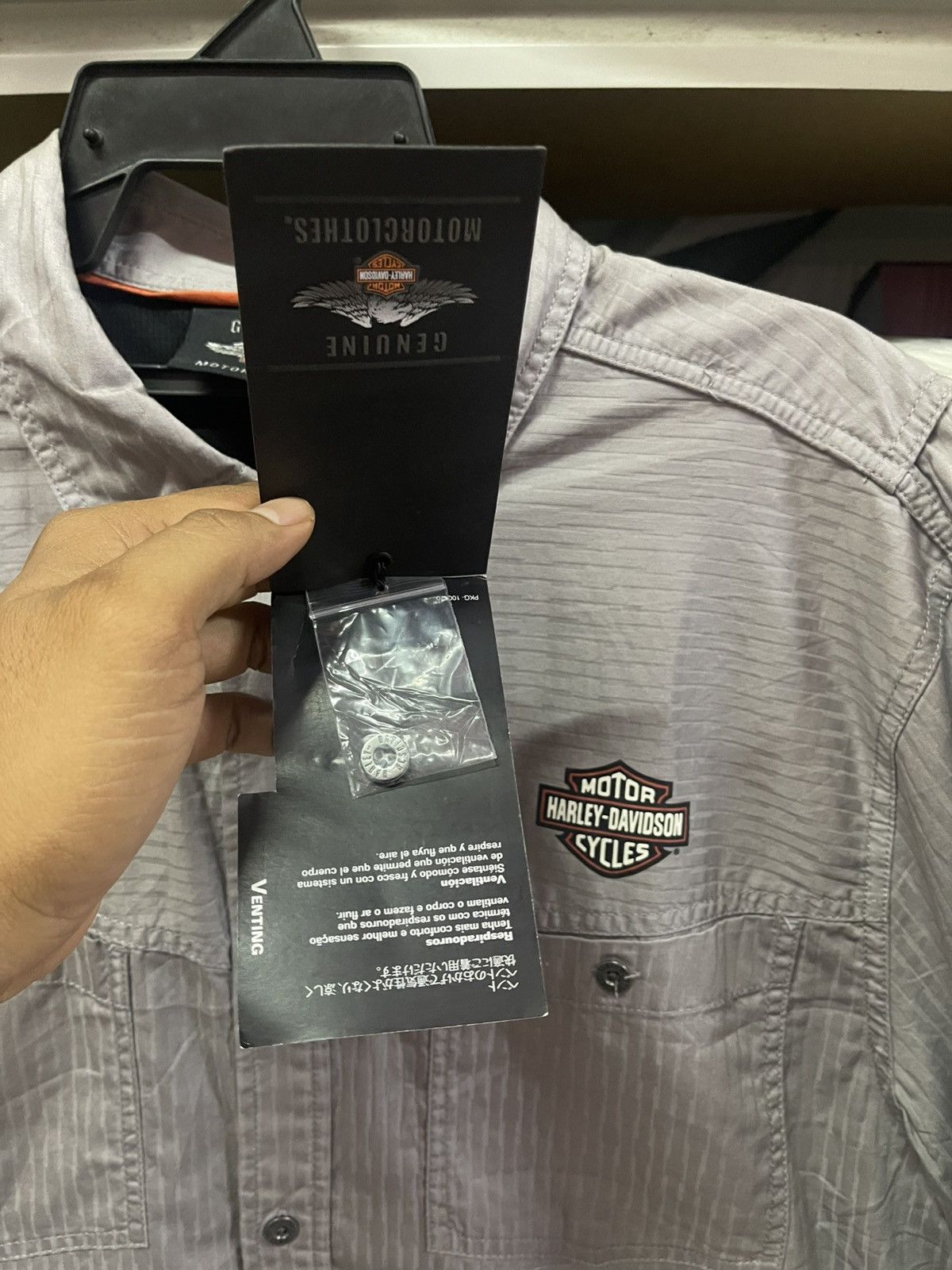Harley Davidson Harley-Davidson Men's Performance Vented Textured Woven 🔥🔥🔥 Size US XL / EU 56 / 4 - 4 Thumbnail