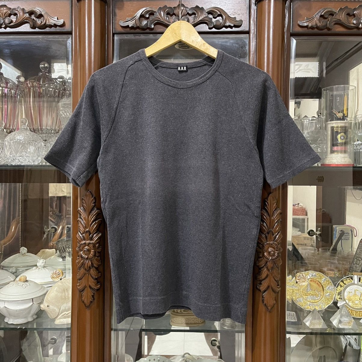 Yohji Yamamoto Thrashed faded AAR yohji yamamoto knit tee Size US M / EU 48-50 / 2 - 1 Thumbnail