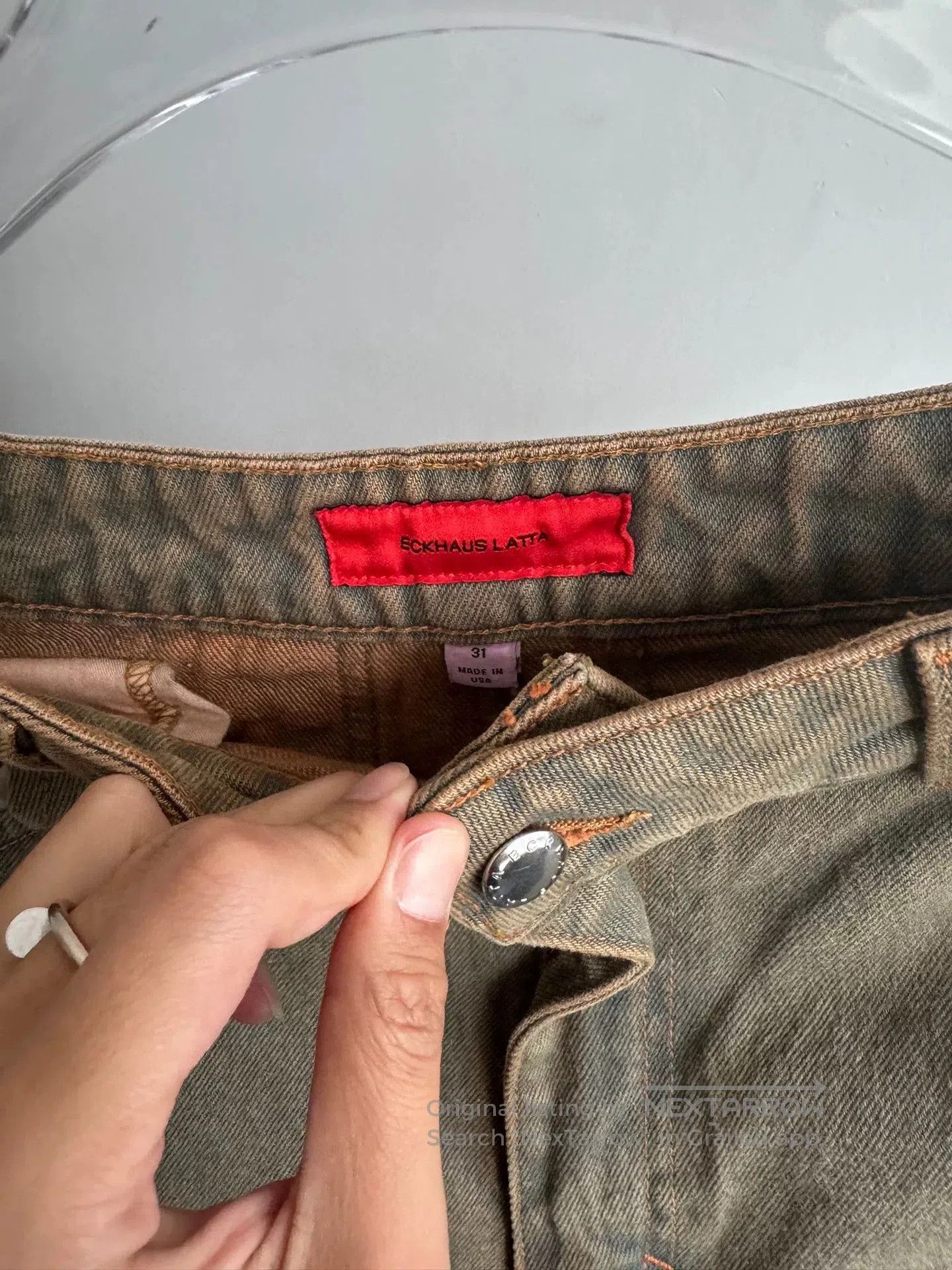 Eckhaus Latta Eckhaus Latta Special Dye Jeans. Size US 31 - 3 Thumbnail