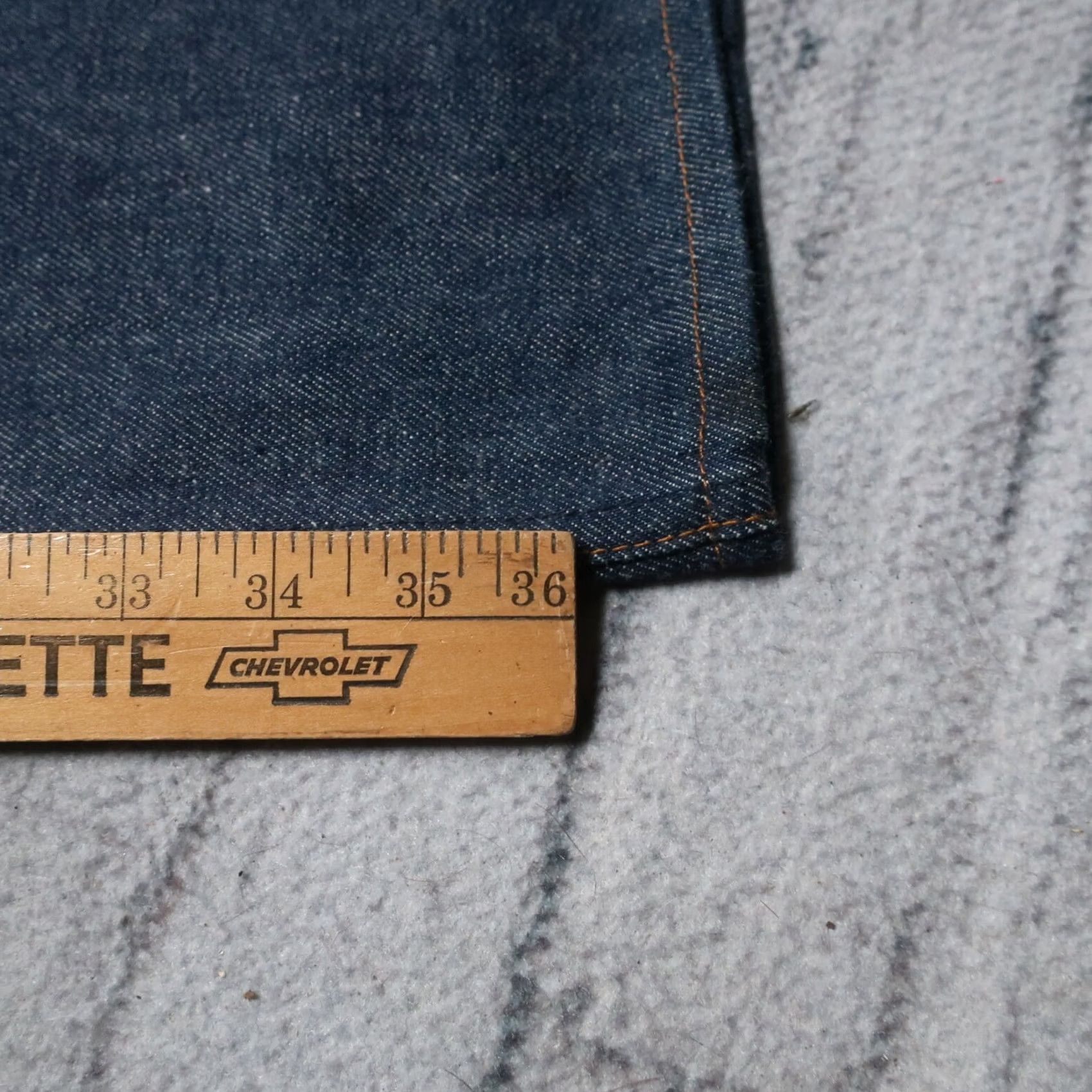 Levi's VINTAGE Levi's 701 Student Denim Jeans Pants Men 27 Raw 37 Inseam 701 Vintage Deadstock Levis 27" Boys Mens (adjusted) Size US 27 - 6 Thumbnail