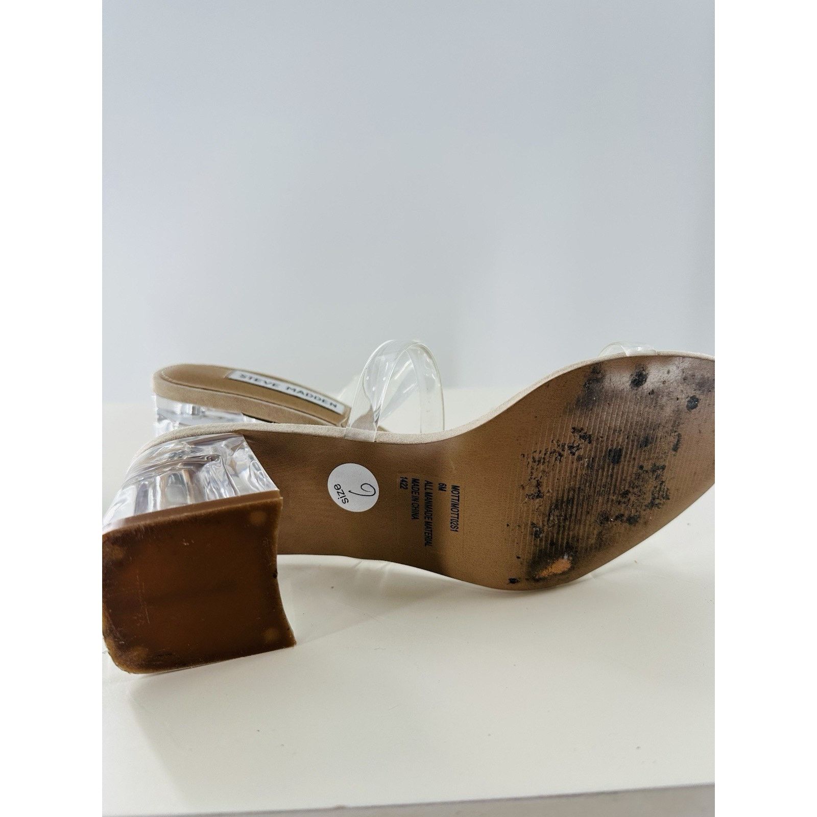 Steve Madden Steve Madden Women's Lilah High Heels Sandal Clear Straps Size US 6 / IT 36 - 5 Thumbnail