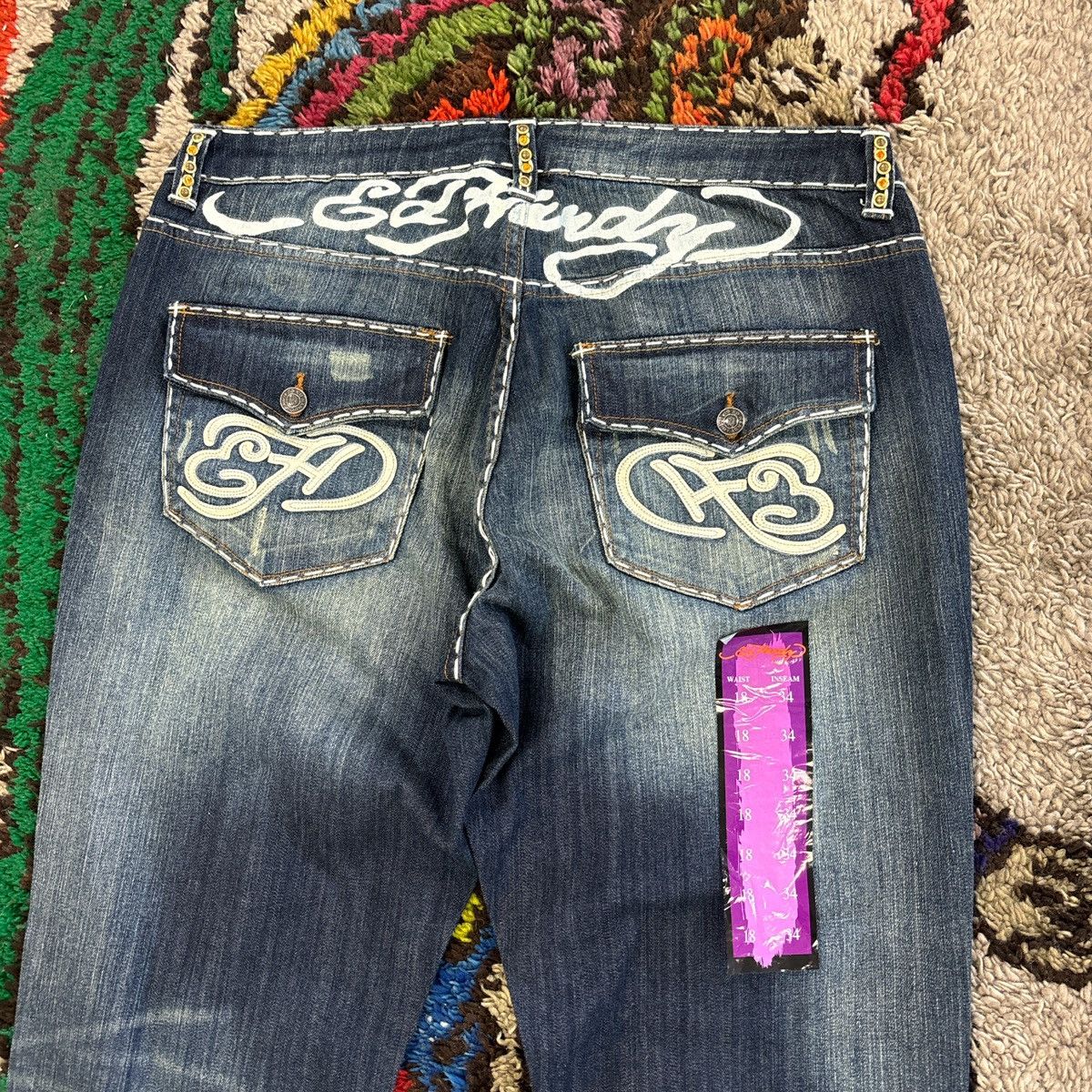 image of Ed Hardy Denim in Blue, Men's (Size 34)