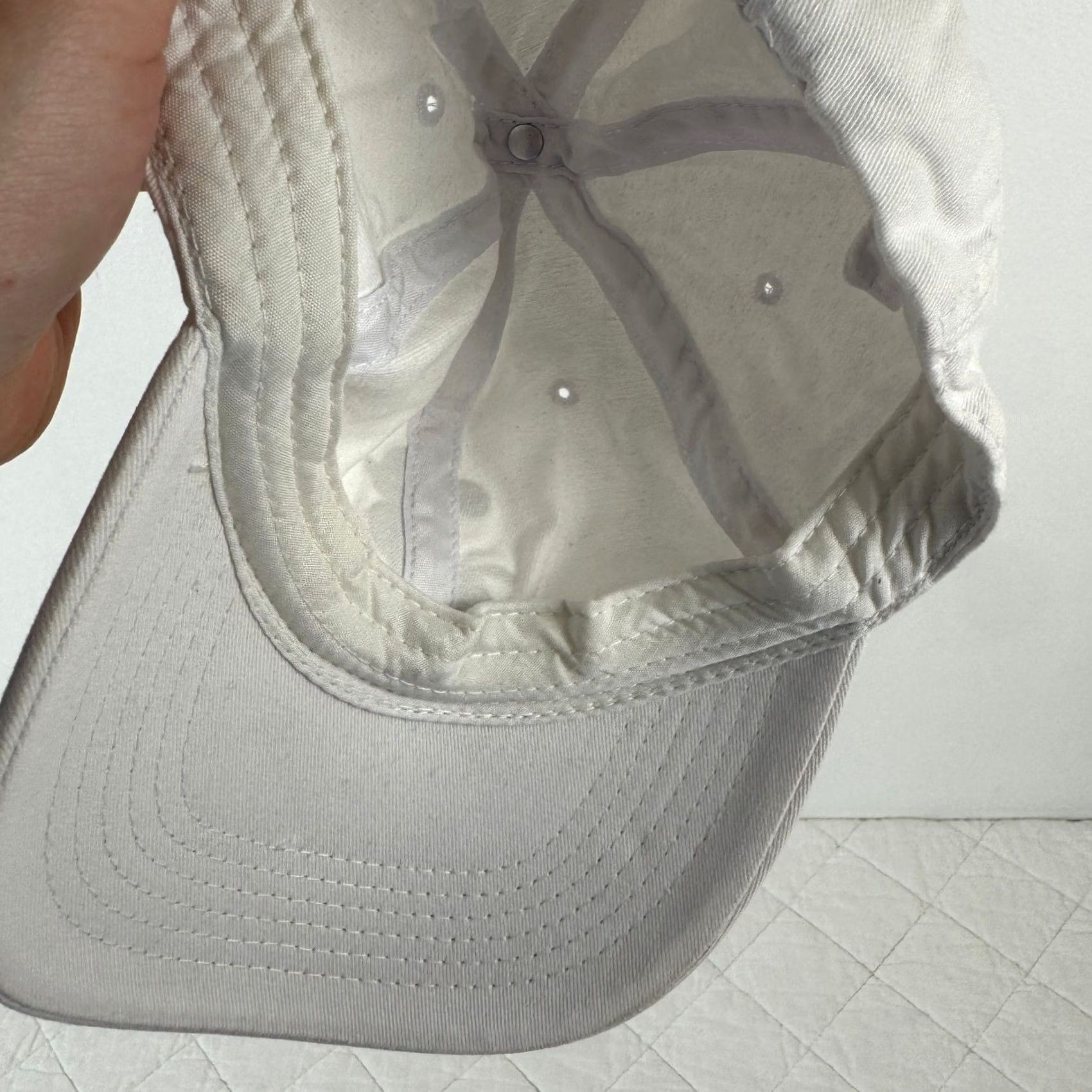 Disney Disney Mickey Mouse White Cotton Embroidered Adjustable Dad Hat Baseball Cap Size ONE SIZE - 7 Thumbnail