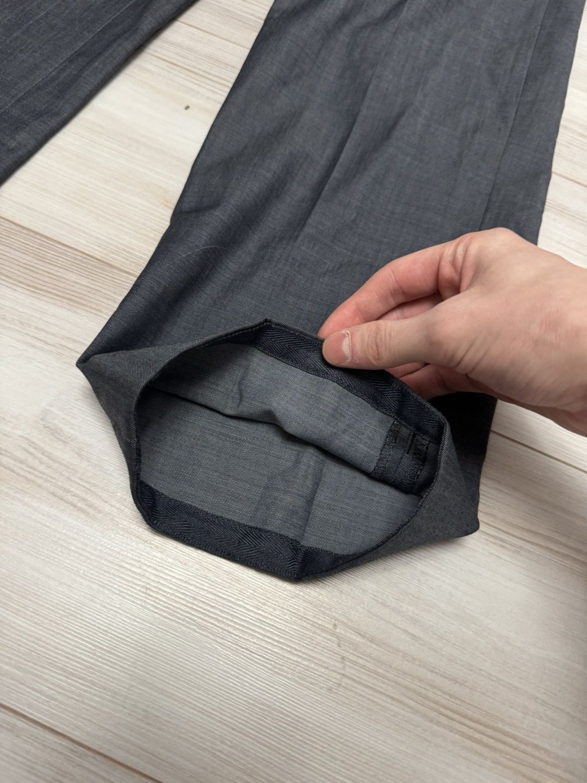 Balmain Vintage Balmain casual Wool Pants Super 120 Luxury Designer Size US 34 / EU 50 - 4 Thumbnail