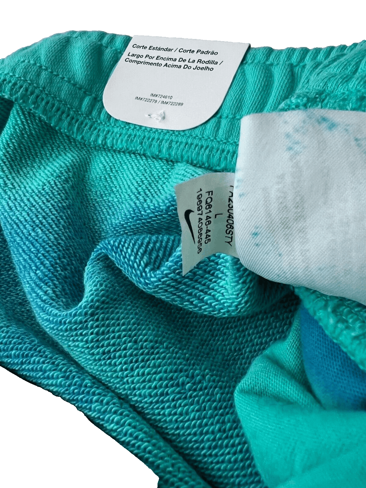 Nike Nike FQ6146-445 Sportswear Club French Terry Shorts ( L ) Size US 34 / EU 50 - 3 Thumbnail
