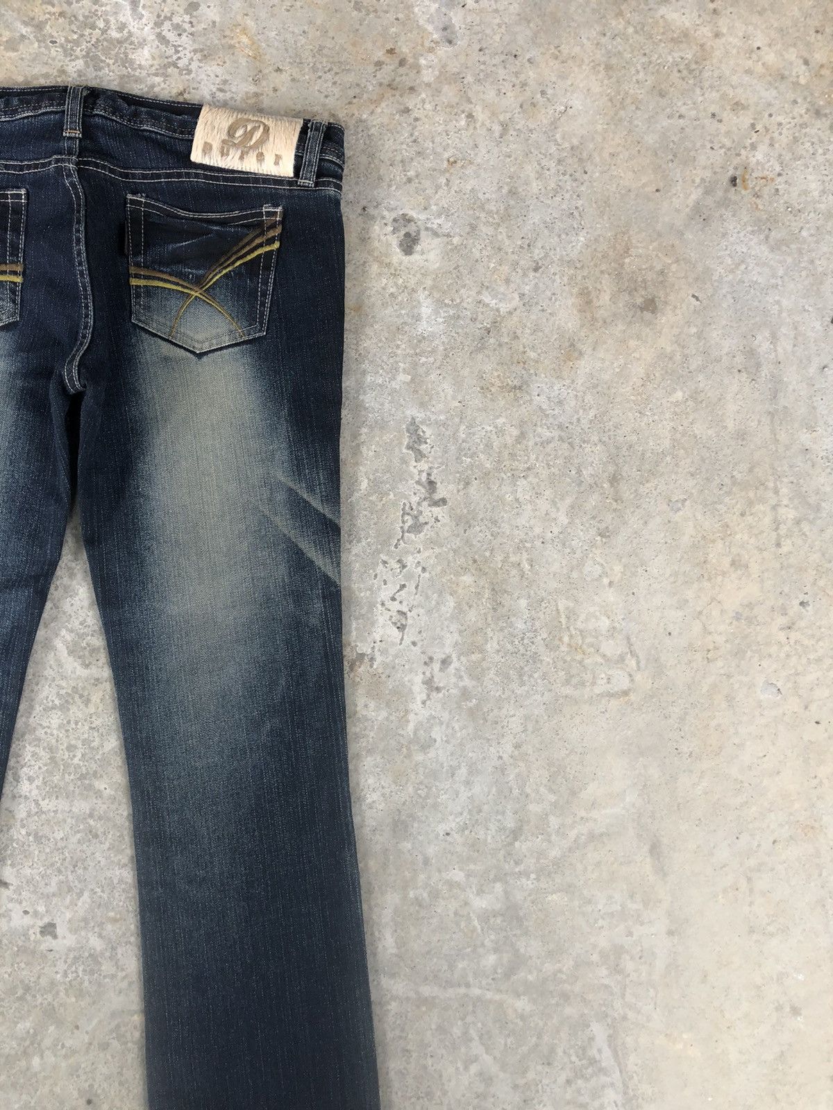 If Six Was Nine Japanese Durer Flared Jeans Distressed Jeans Size US 31 - 10 Thumbnail
