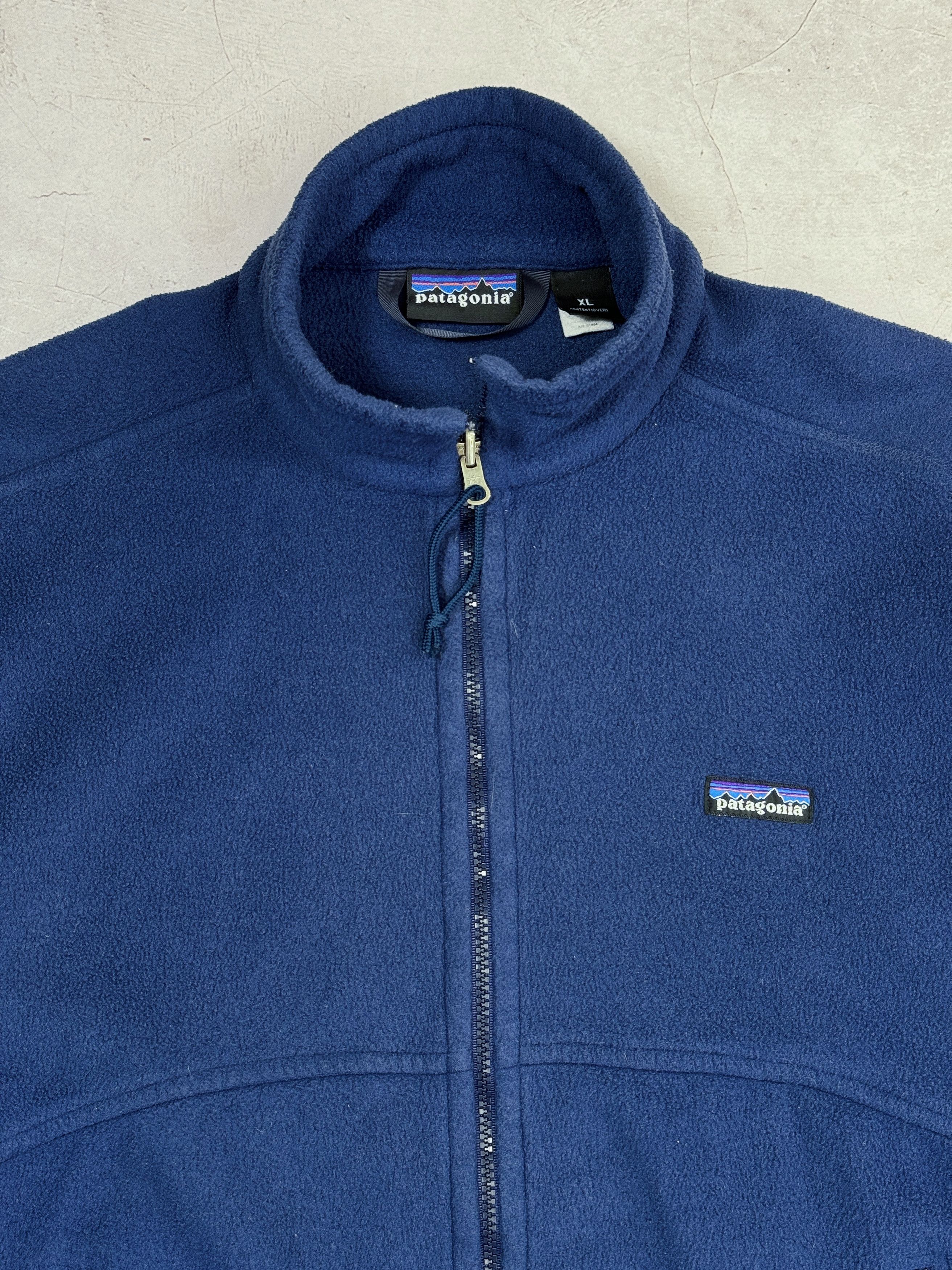 Patagonia × Vintage Vintage Patagonia Fleece Jacket Full Zip USA Size US XL / EU 56 / 4 - 3 Thumbnail