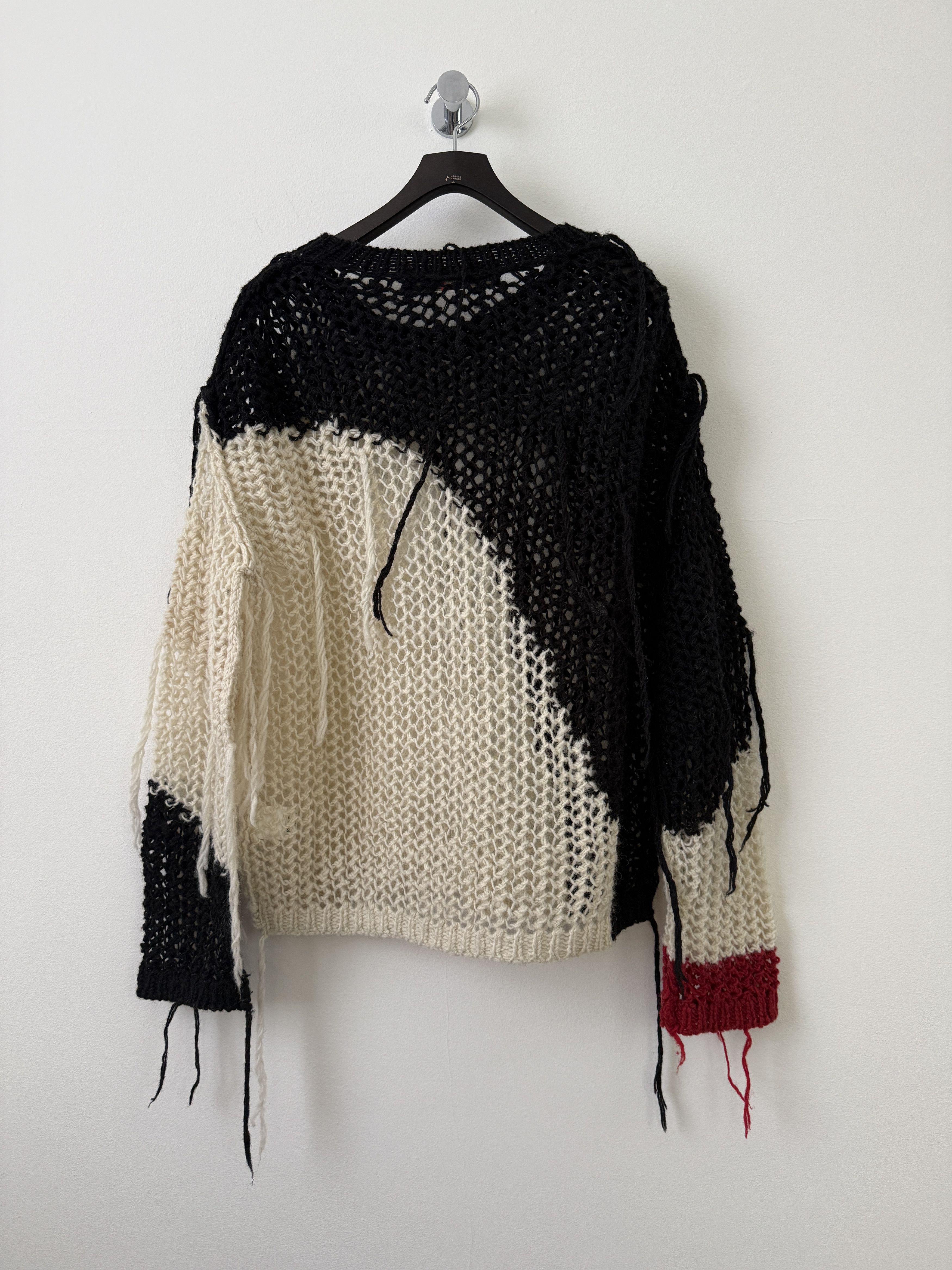 Blackmeans Ono Yukinori Distressed Knitted Sweater Size US M / EU 48-50 / 2 - 2 Thumbnail