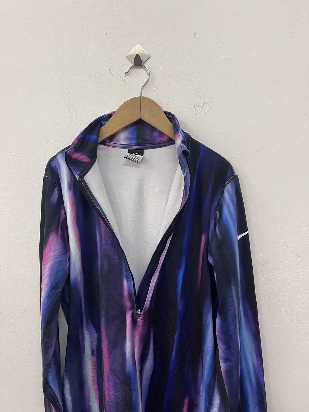 Nike Nike Dri Fit Pro Hyperwarm Arora purple Half Zip Pullover Size XL / US 12-14 / IT 48-50 - 6 Thumbnail