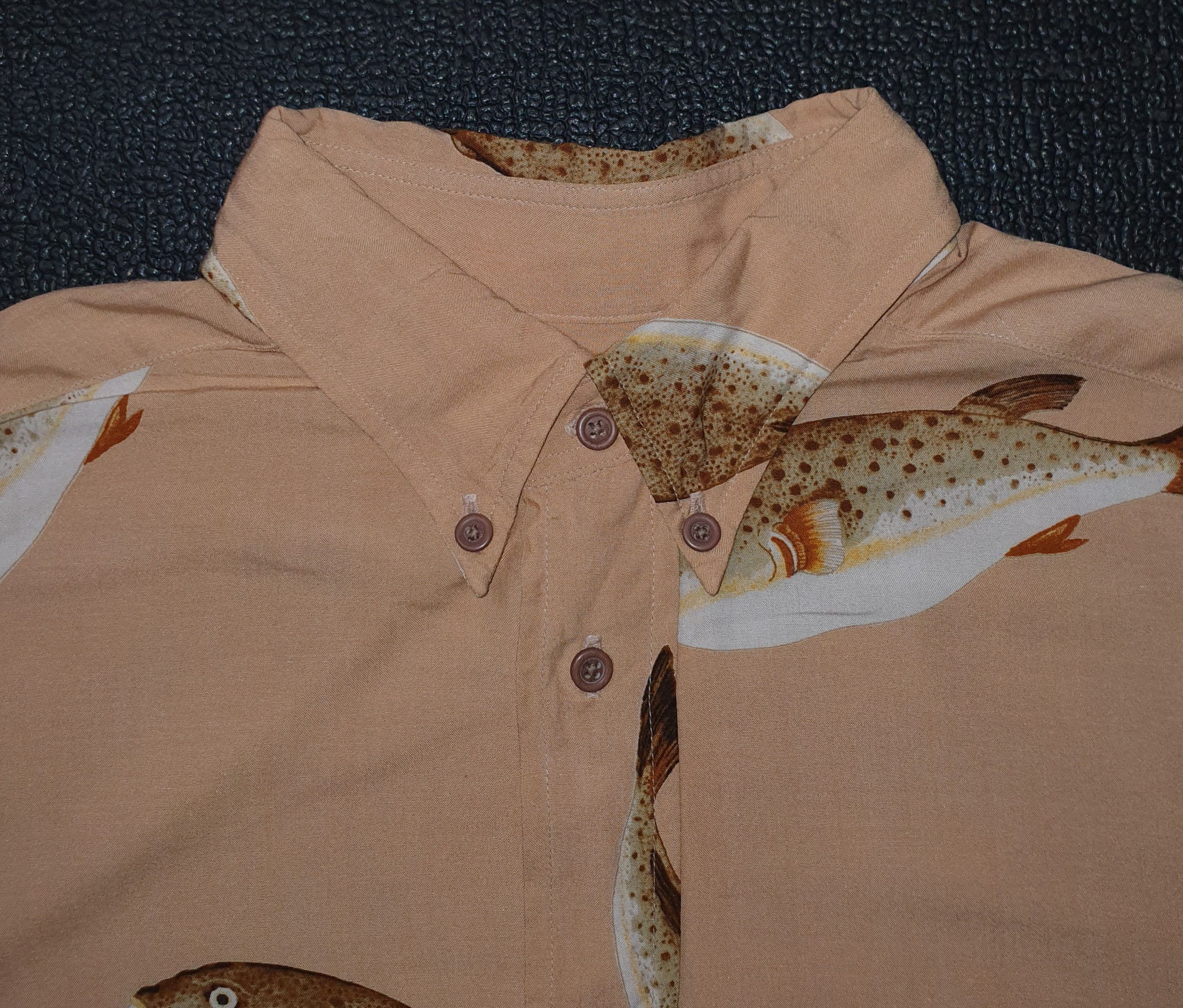 Karl Helmut Vintage Karl Helmut 1990s Puffer Fish Rayon shirt L Size US L / EU 52-54 / 3 - 4 Thumbnail