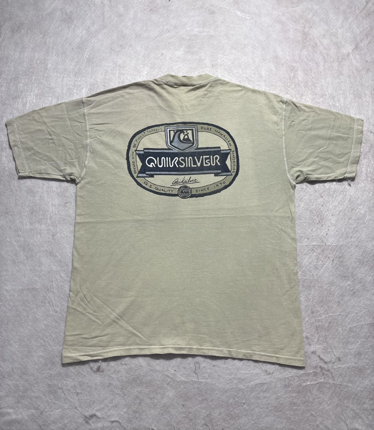 Quiksilver Vintage Quiksilver Tshirt Size US L / EU 52-54 / 3 - 1 Thumbnail