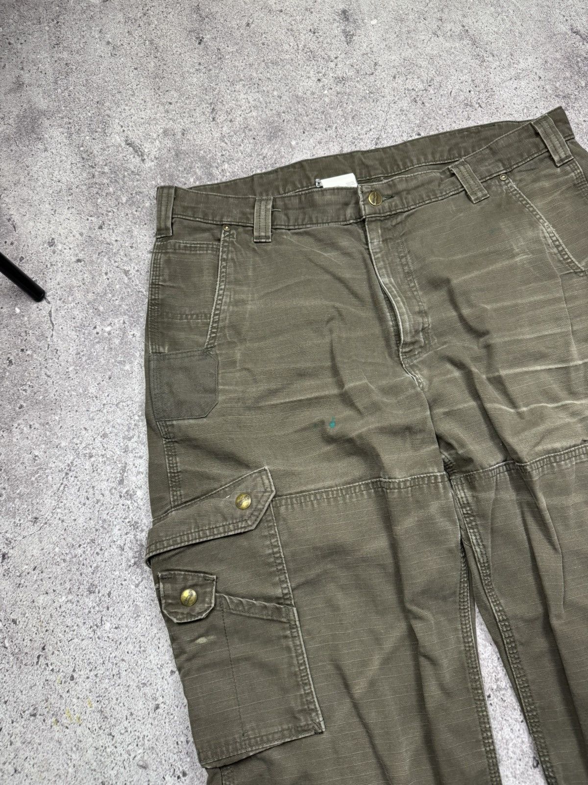 Carhartt Crazy Vintage Faded Carhartt Y2K Cargo Work Pants Japanesse Size US 38 / EU 54 - 5 Thumbnail
