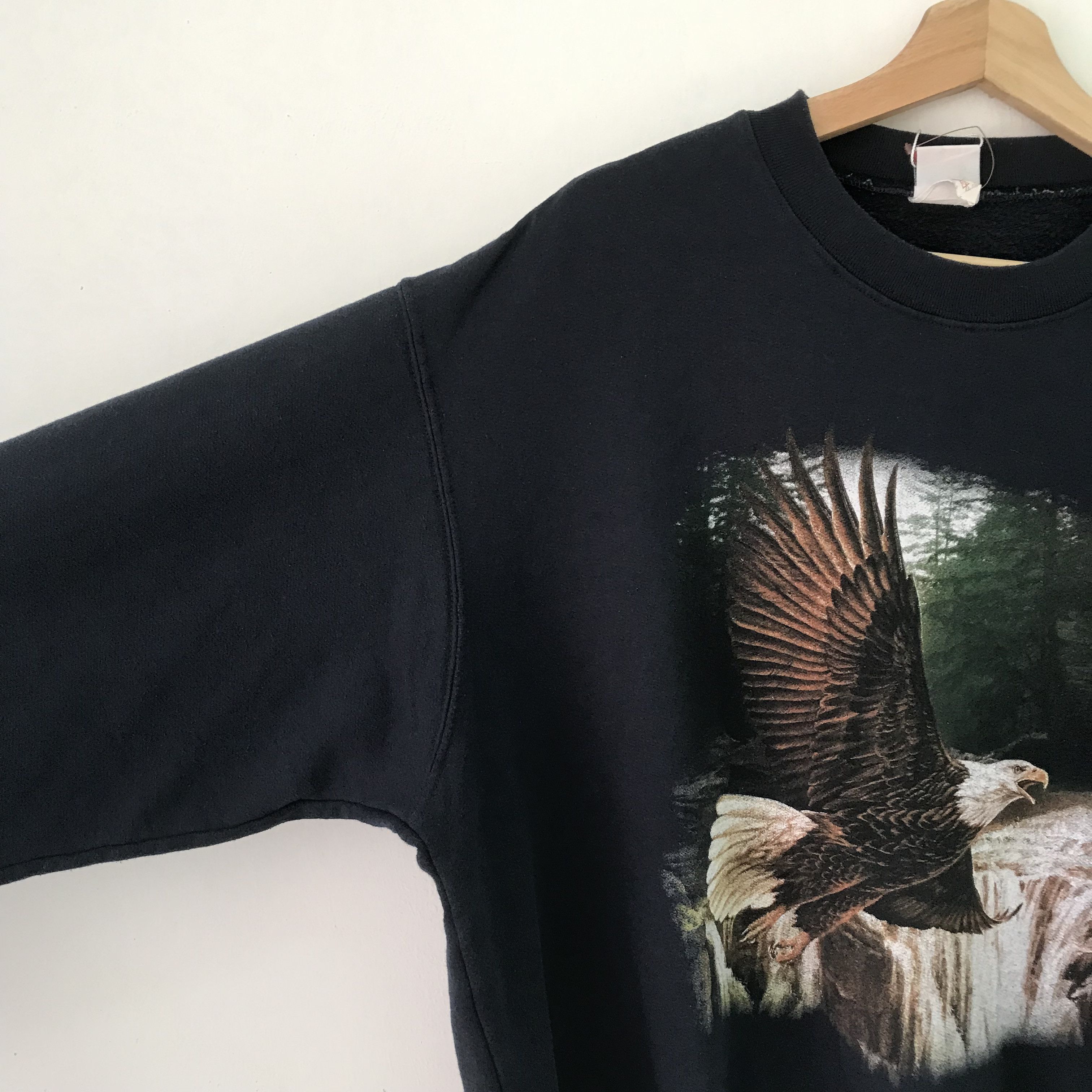 Vintage Vintage Alaska Eagles Blue Sweatshirt Large Alaska - 498 Size US L / EU 52-54 / 3 - 4 Thumbnail