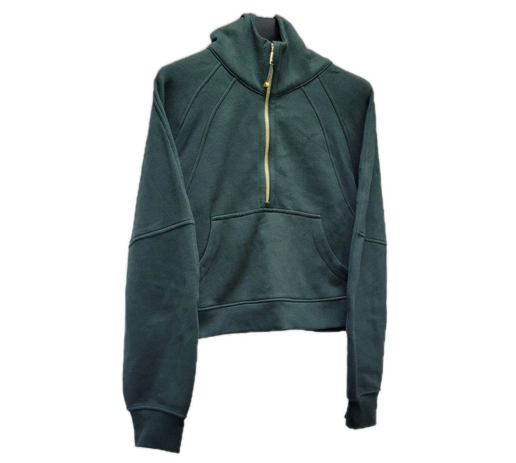 Lululemon Lululemon Scuba Oversized Funnel Half-Zip Mint Green Gold Zi Size M / US 6-8 / IT 42-44 - 5 Thumbnail