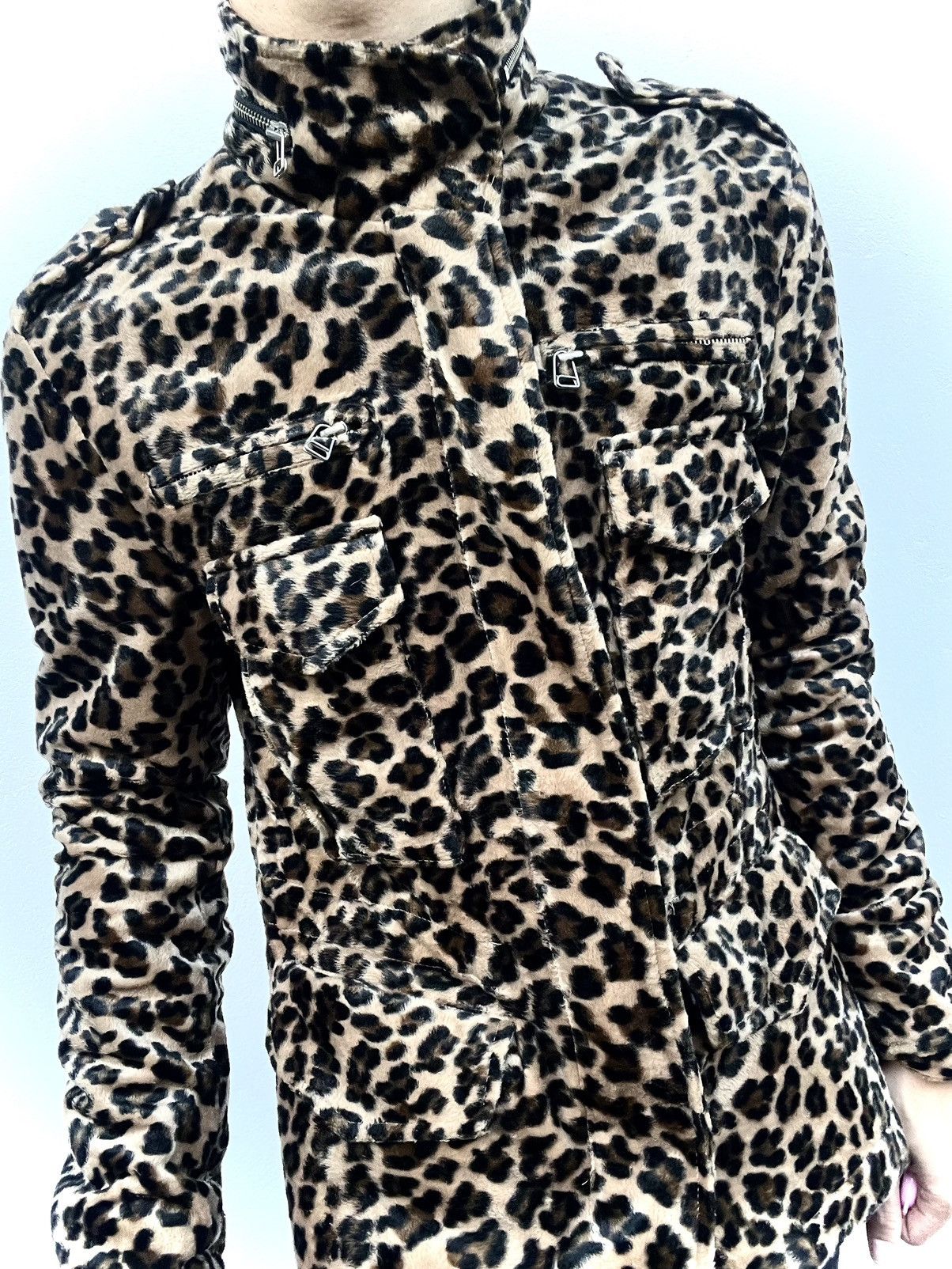 Attachment 2000s Attachment Avant-Garde Leopard Jacket Size US L / EU 52-54 / 3 - 4 Thumbnail
