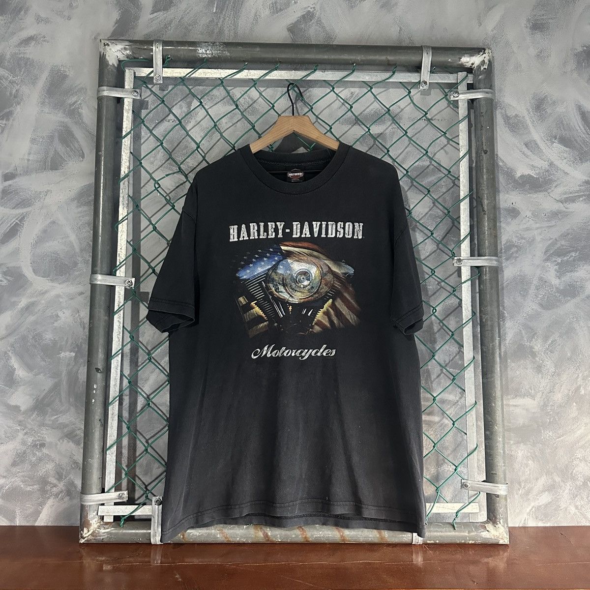 Harley Davidson Vintage Harley Davidson T Shirt Mens XL Black Arizona Size US XL / EU 56 / 4 - 1 Thumbnail