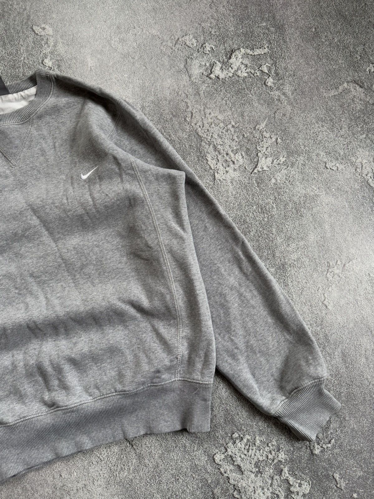 Nike × Vintage Nike S sweatshirt sweater ling sleeve jumper pullover gray Size US S / EU 44-46 / 1 - 8 Thumbnail