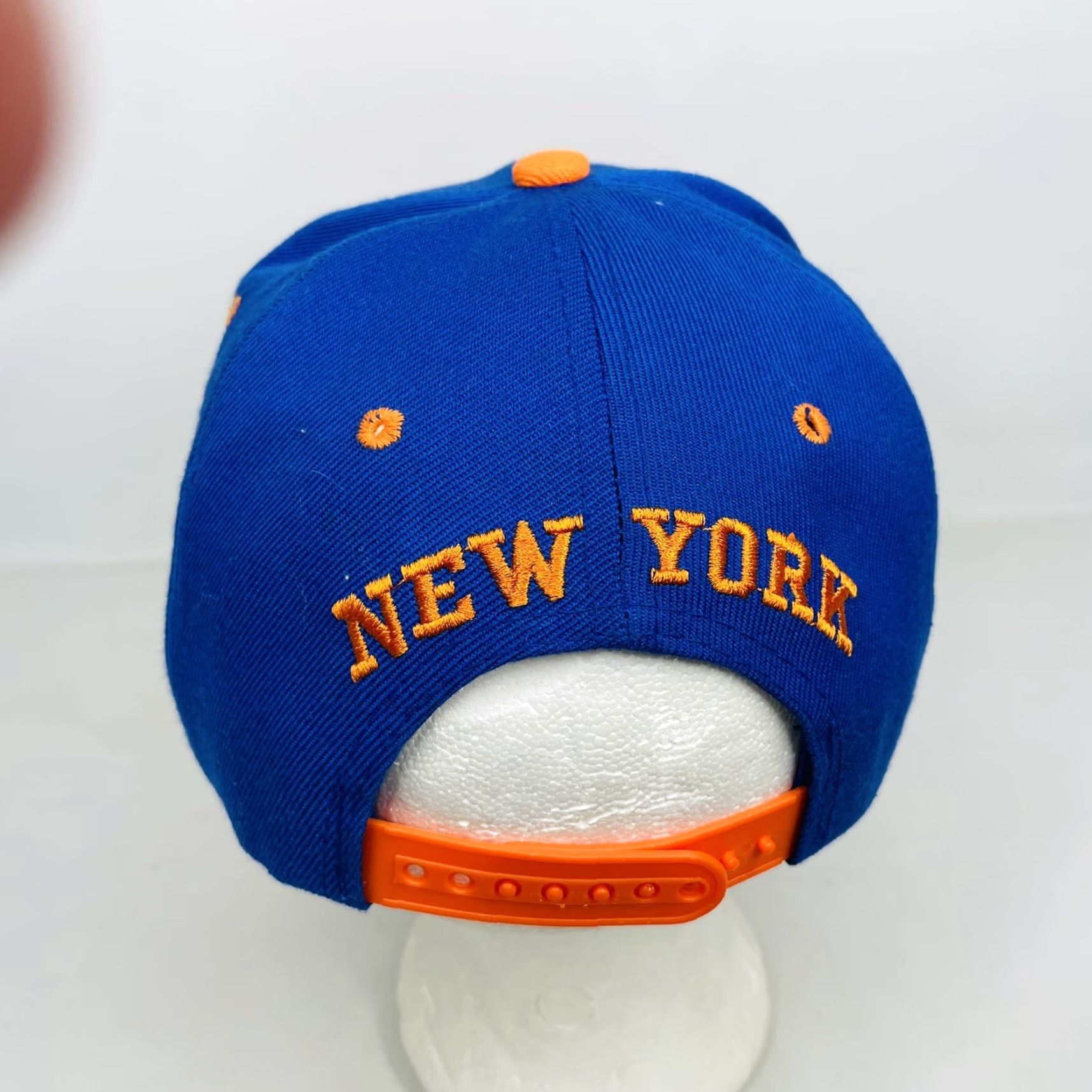 Vintage New York Knicks Headwear Premium Snap Back Cap Team Hat Adjustable Orange/blue Men Baseball Basketball Casual Hat Mens Snapback Cap Size ONE SIZE - 7 Thumbnail