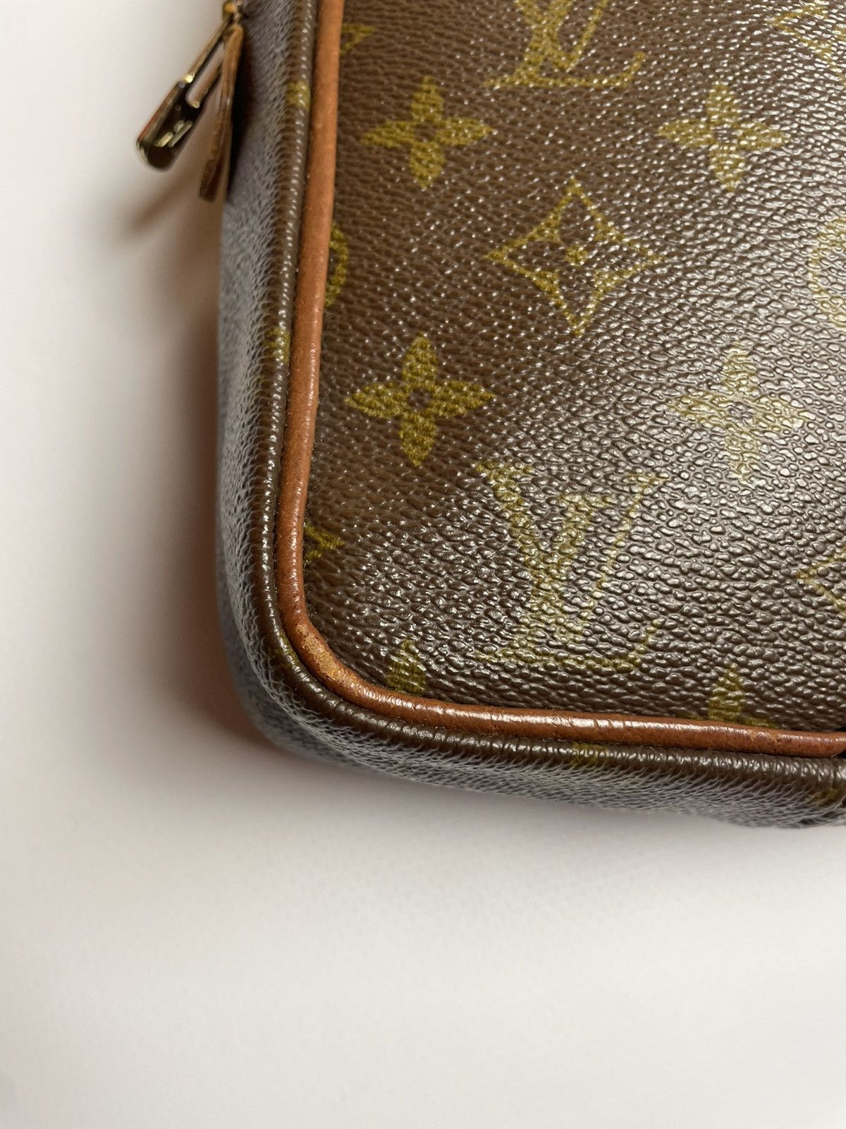Louis Vuitton × Vintage Louis Vuitton Monogram Danube Messenger Brown Size ONE SIZE - 6 Thumbnail