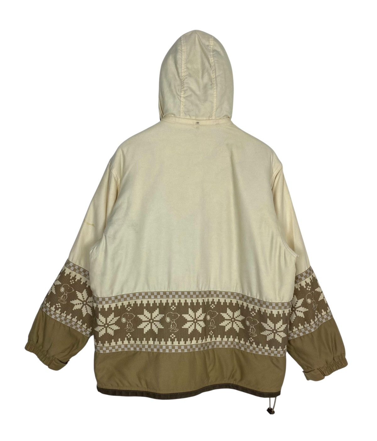 Japanese Brand Rare‼️ Snoopy Aztec Anorak Hoodie Jacket Size L / US 10 / IT 46 - 4 Thumbnail