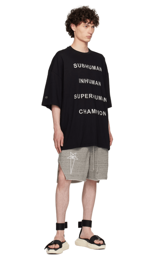 Champion × Rick Owens BNWT SS25 RICK OWENS x CHAMPION TOMMY T TSHIRT L Size US L / EU 52-54 / 3 - 13 Thumbnail