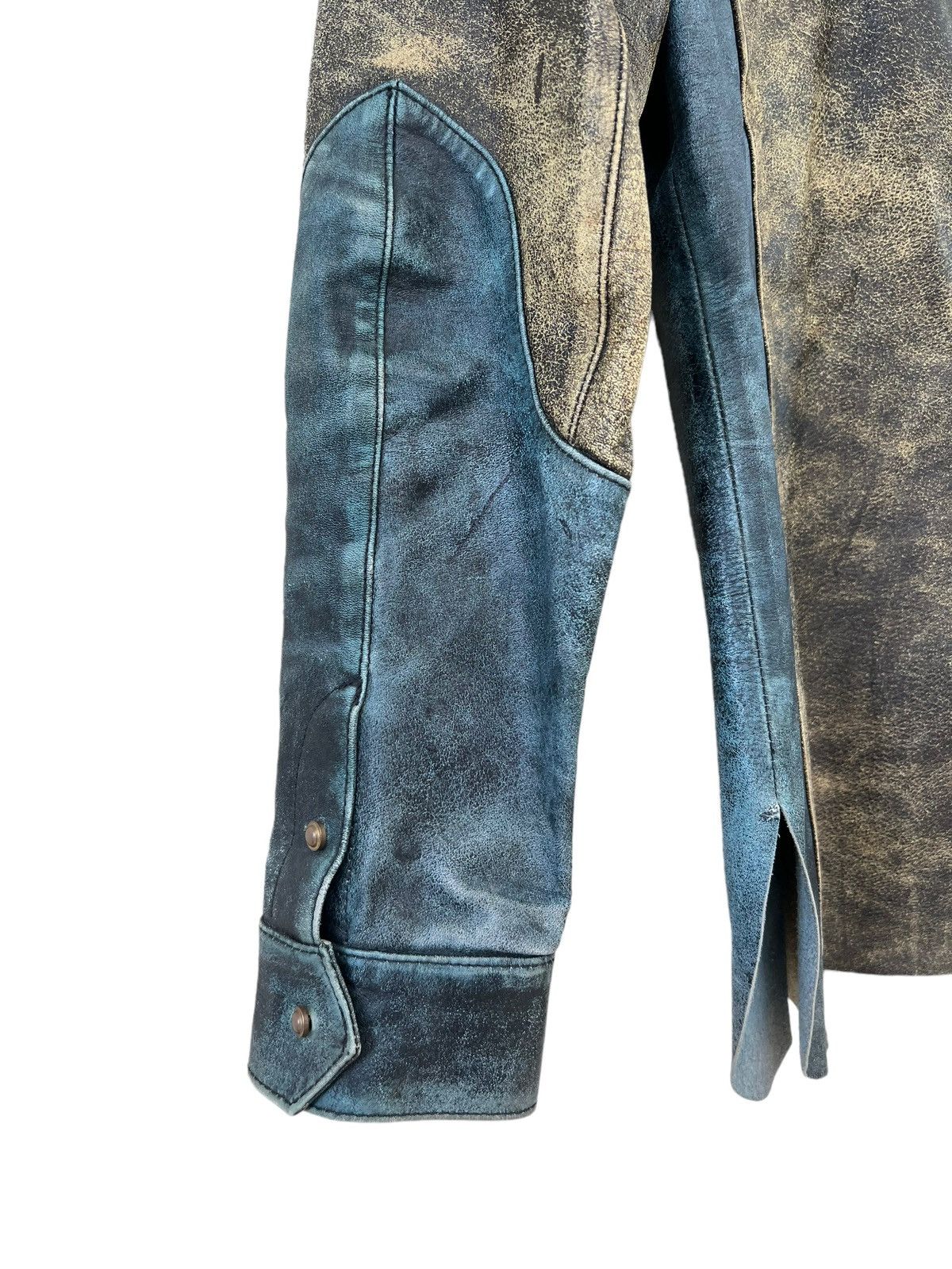 Obelisk Vintage Obelisk Japan Nice Patina Horse Leather Shirt Size US M / EU 48-50 / 2 - 14 Thumbnail
